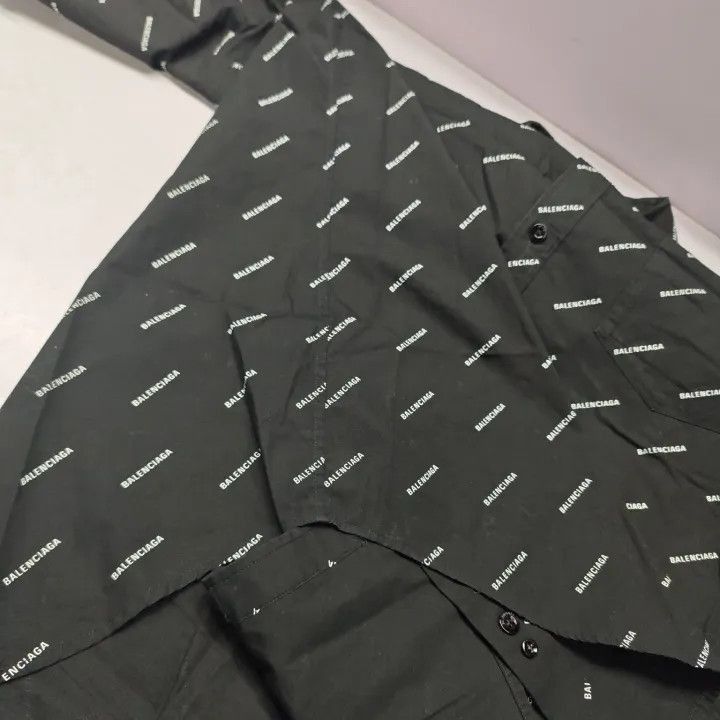 Balenciaga Balenciaga Balenciaga Logo Short Sleeve Shirt for Men -250 Size US M / EU 48-50 / 2 - 3 Thumbnail