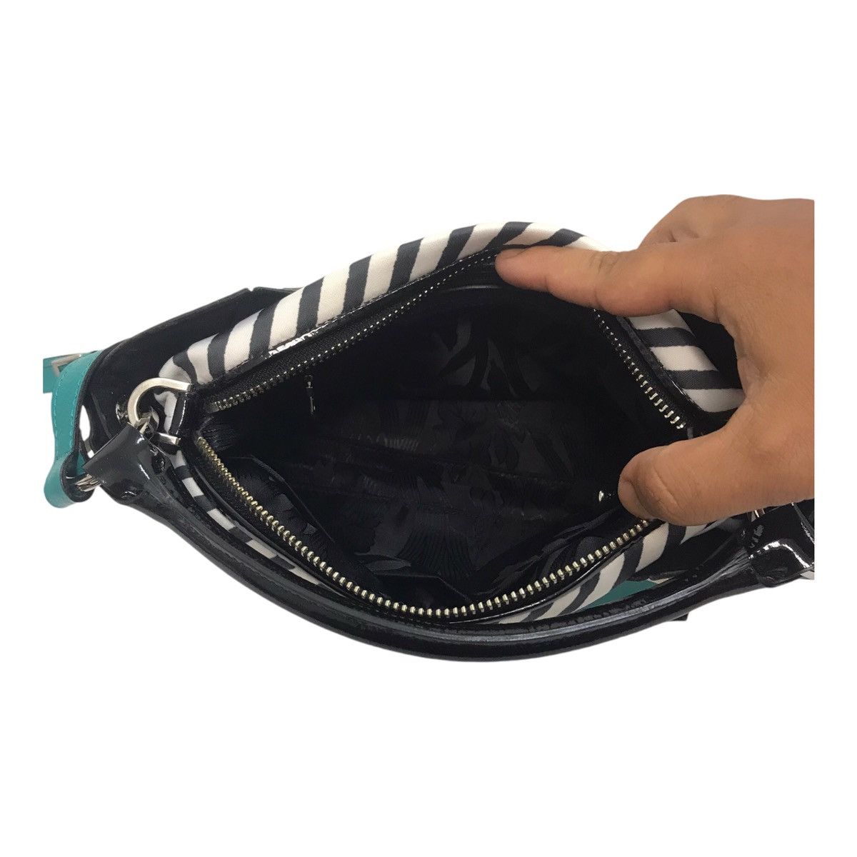 Hiroko Koshino Homme × Japanese Brand Hiroko Koshino Patchwork Multicolour SlingBag/tote Bag Size ONE SIZE - 8 Thumbnail