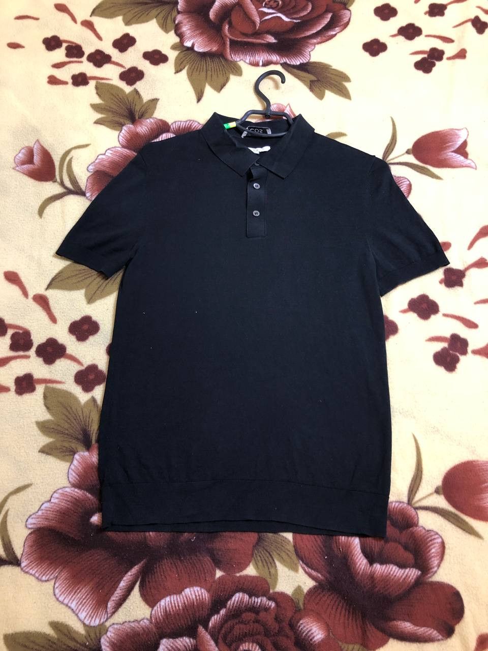 Cos Cos Classic Fit Polo Shirt Black Soft Cotton Size US S / EU 44-46 / 1 - 1 Thumbnail
