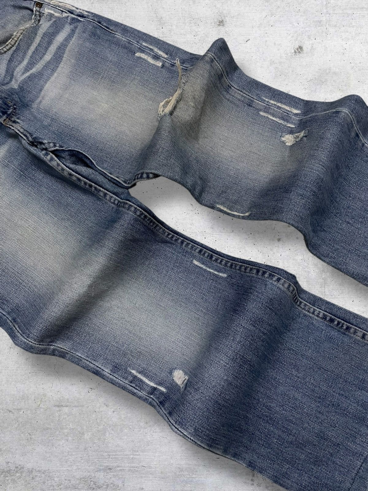 Armani Exchange VINTAGE OG ARMANI EXCHANGE 90S DESIGNER MUDWASH STYLE DENIM Size US 30 / EU 46 - 6 Thumbnail