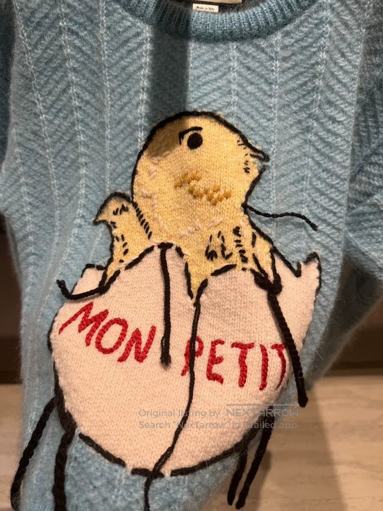 Gucci Gucci Chicken Broken Shell Blue Silhouette Sweater Size XS / US 0-2 / IT 36-38 - 5 Thumbnail
