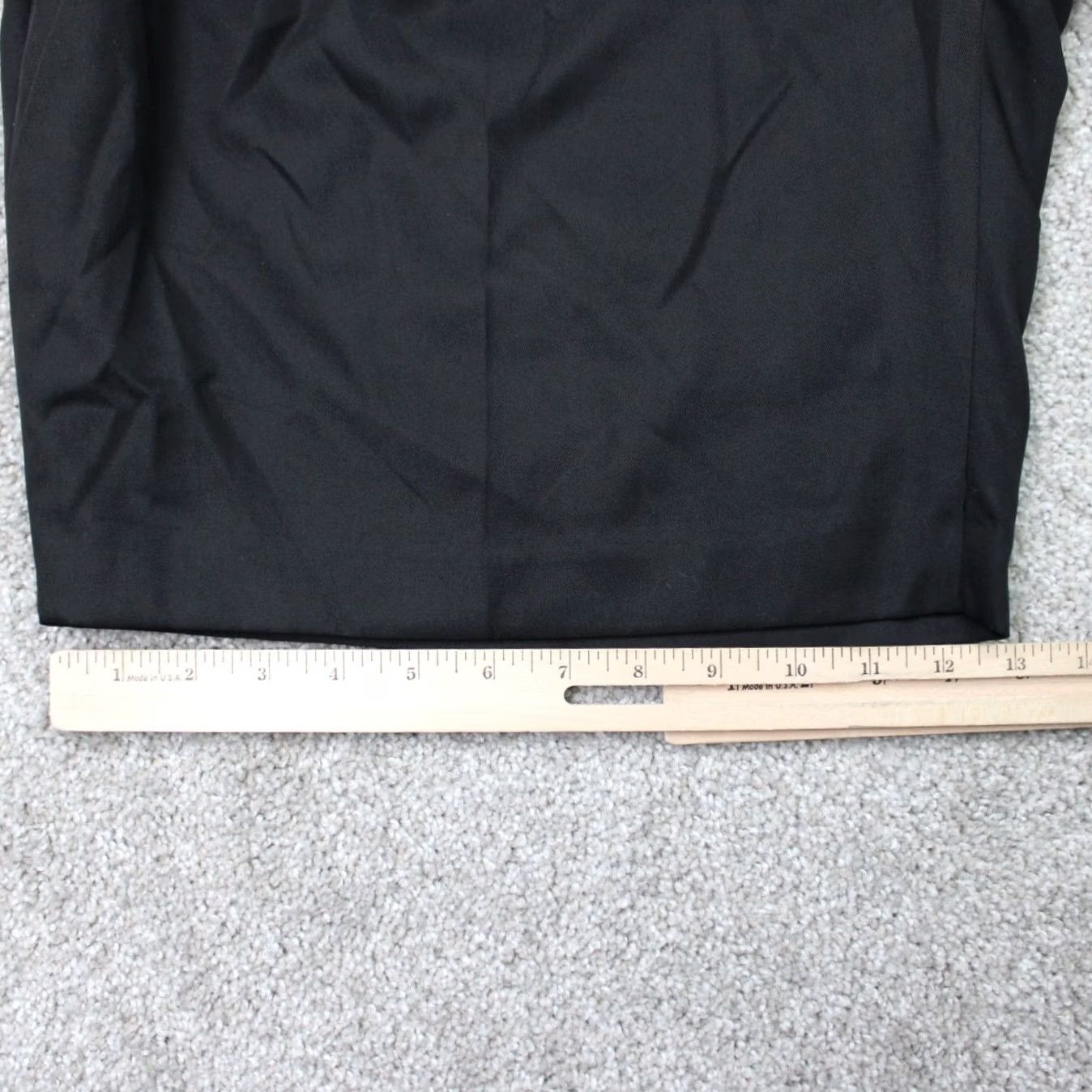 Vintage Fairway & Greene Shorts Mens 40 Black Pleated Polyester NWT Chino Pockets 10in Inseam Casual Summer Beach Preppy Size US 40 / EU 56 - 5 Thumbnail