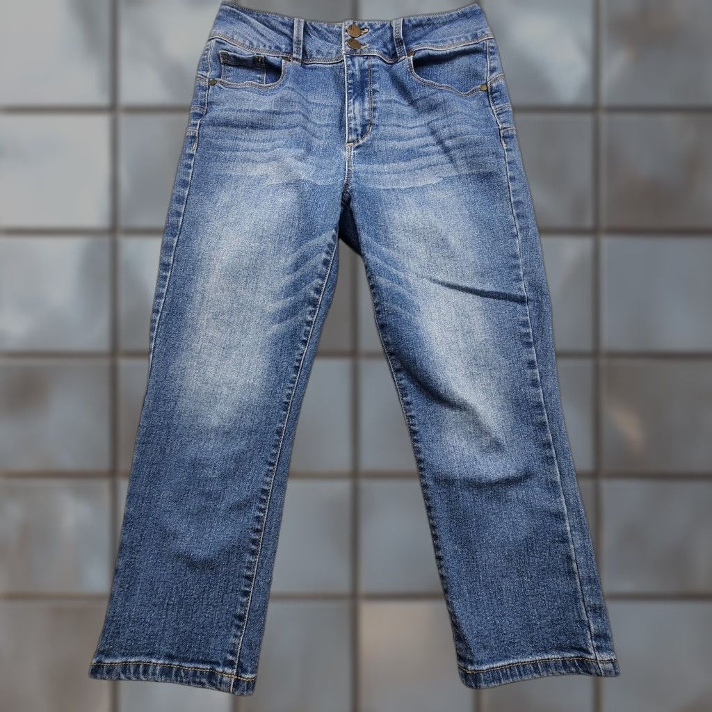 Vintage **d.jeans Blue Medium Wash Skinny Stretch High Rise Denim Pants Women's** User: d.jeans Blue Medium Wash Skinny Stretch High Rise Denim Pants Women's Size 27" / US 4 / IT 40 - 1 Thumbnail