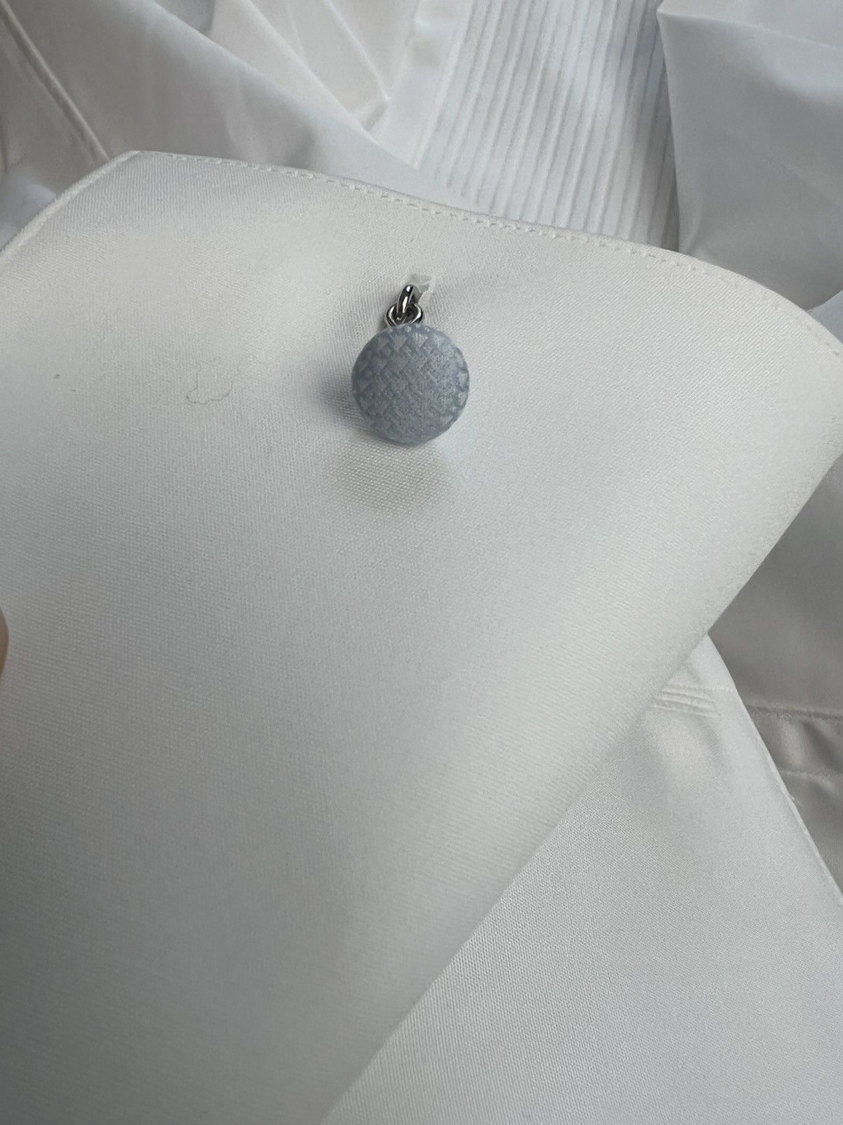 Eton Eton White Plissé Tuxedo Shirt-Size 47 / 18.5-French Cuff Size US XL / EU 56 / 4 - 14 Thumbnail