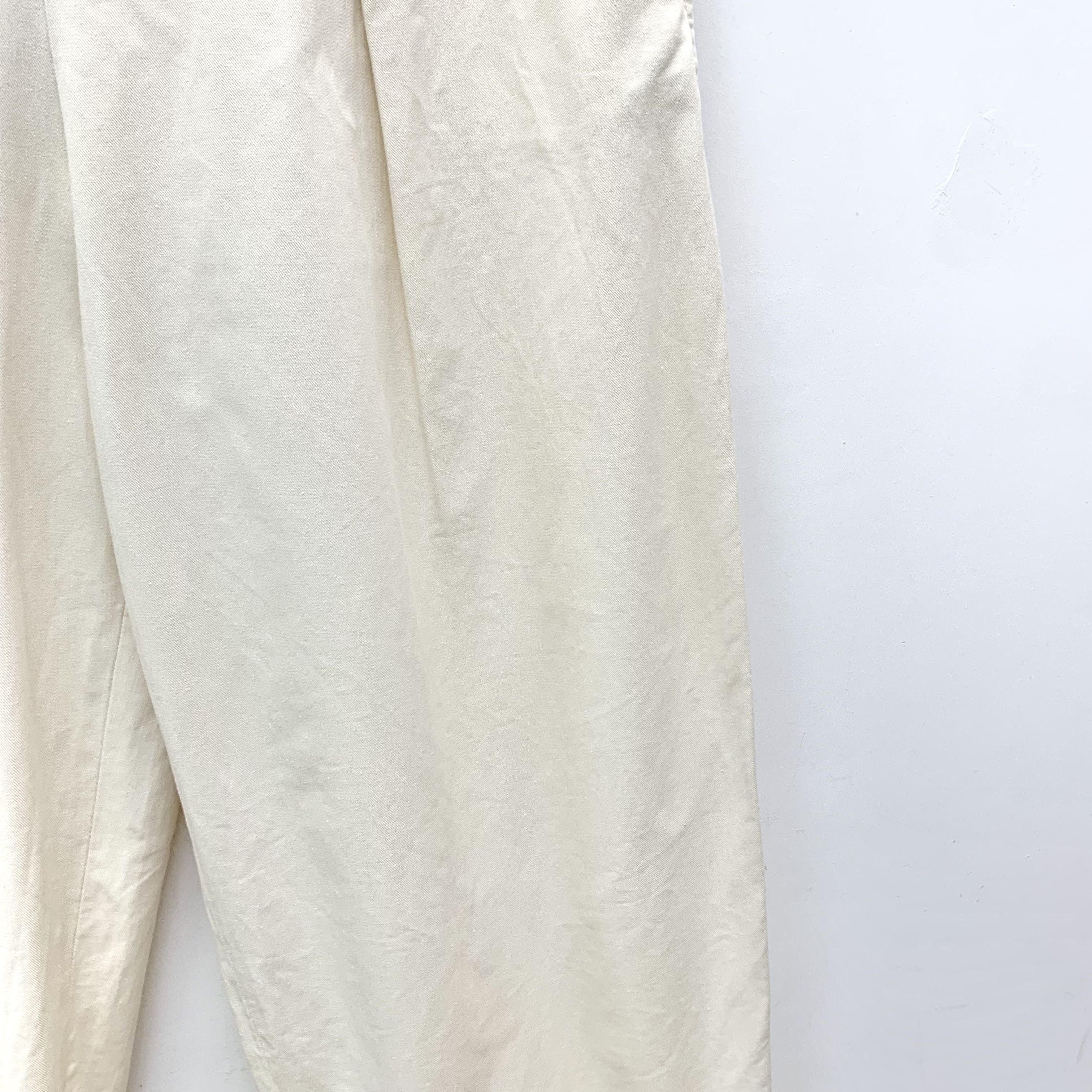 Hermes Hermes Cotton Casual Pants White (38) Size 26" / US 2 / IT 38 - 4 Thumbnail