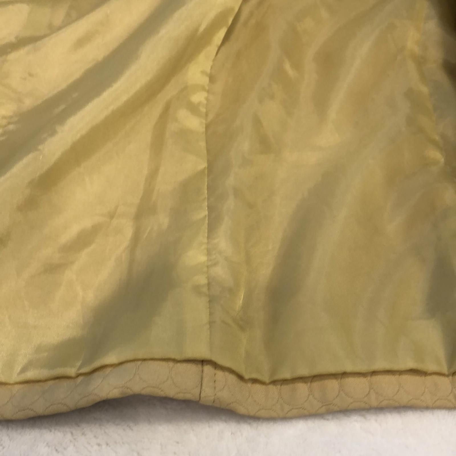 Other Chapter One Mustard Yellow Quilted Blazer lined pockets 12 Size XL / US 12-14 / IT 48-50 - 3 Thumbnail
