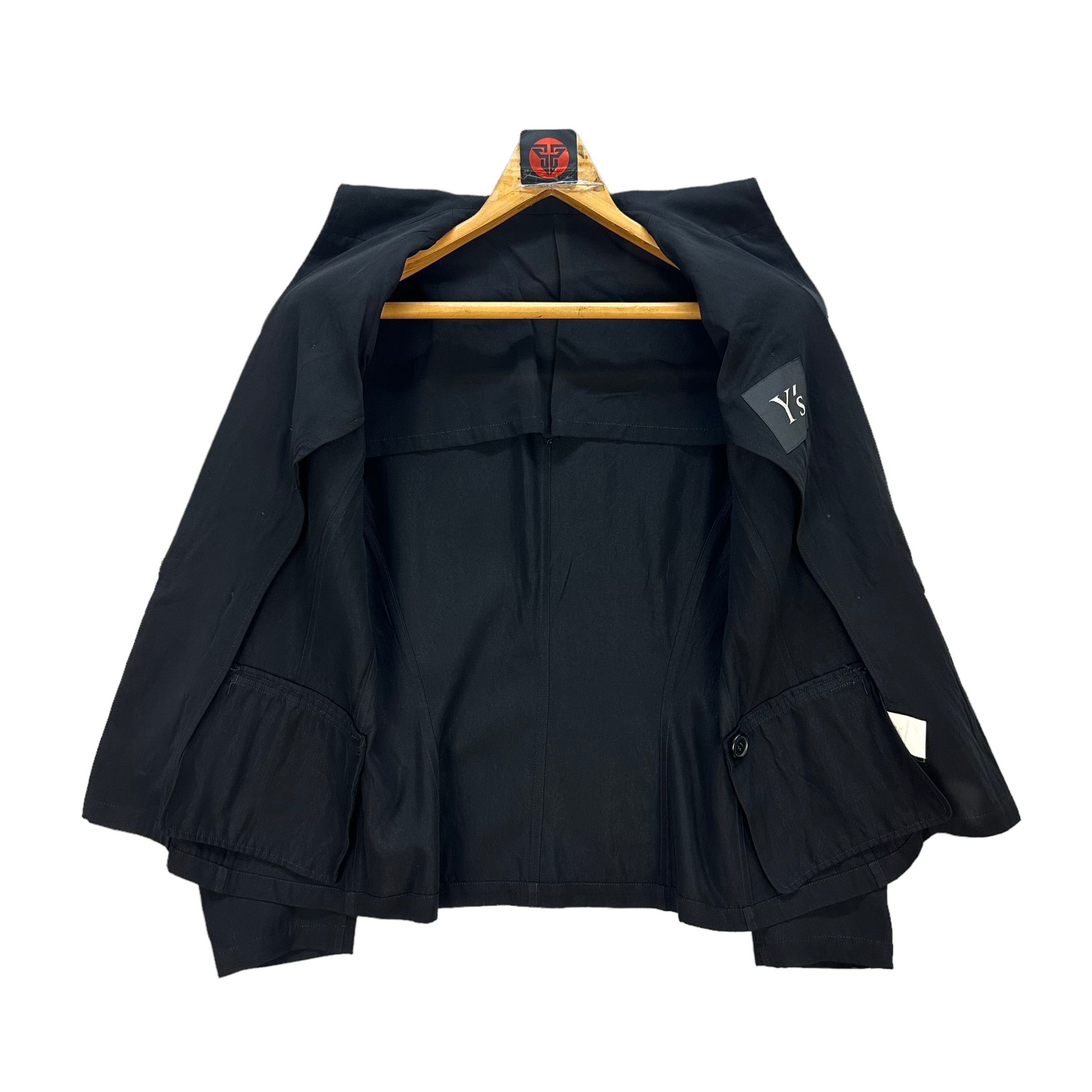 Yohji Yamamoto Y's DOUBLE BREASTED SINGLE HOOK JACKET #7719-166 Size M / US 6-8 / IT 42-44 - 7 Thumbnail