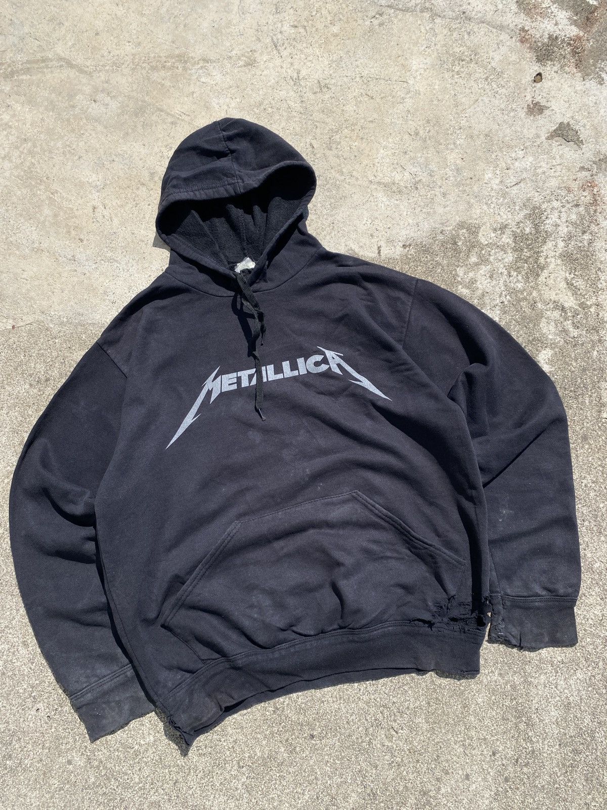 Band Tees Sunfaded Thrashed Metallica Hoddie Size US S / EU 44-46 / 1 - 4 Thumbnail