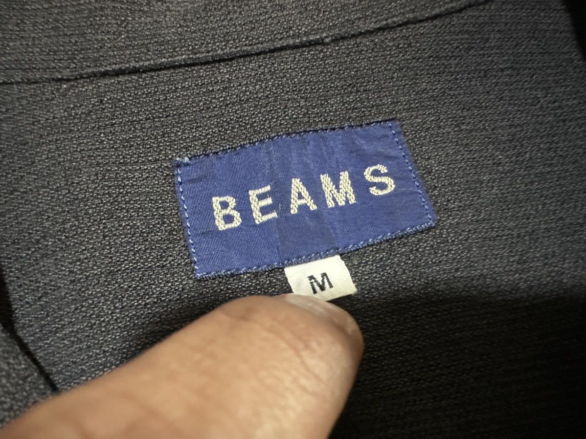 Beams Plus 🔥Beams Black Ribbed Shirt Button Up Long Sleeve Size US M / EU 48-50 / 2 - 6 Thumbnail