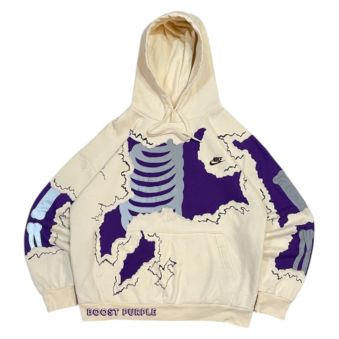 Nike × Vintage Reworked Hoodie Skeleton Size US L / EU 52-54 / 3 - 1 Thumbnail