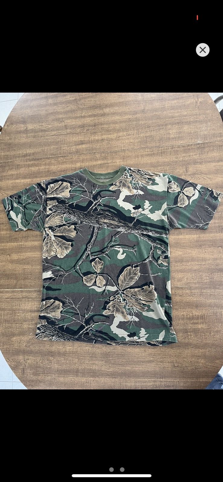 Vintage Vintage 90’s Real Tree Camo T-Shirt Size US L / EU 52-54 / 3 - 4 Thumbnail