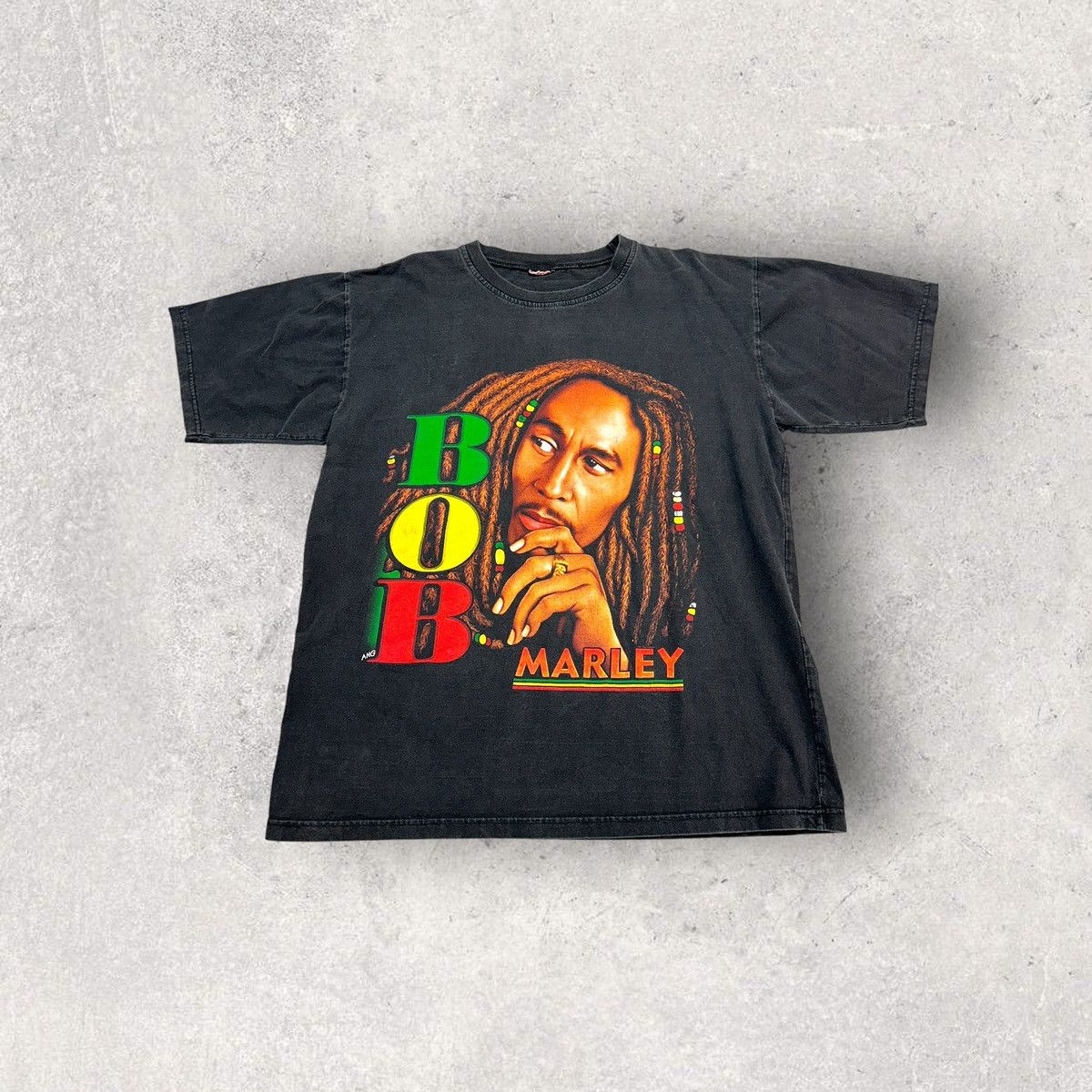 Band Tees × Bob Marley × Vintage Vintage Bob Marley tee Size US XL / EU 56 / 4 - 1 Thumbnail