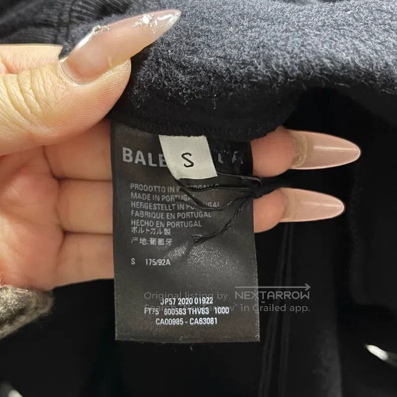 Balenciaga Balenciaga Black solid letter print sweatshirt Size US S / EU 44-46 / 1 - 3 Thumbnail