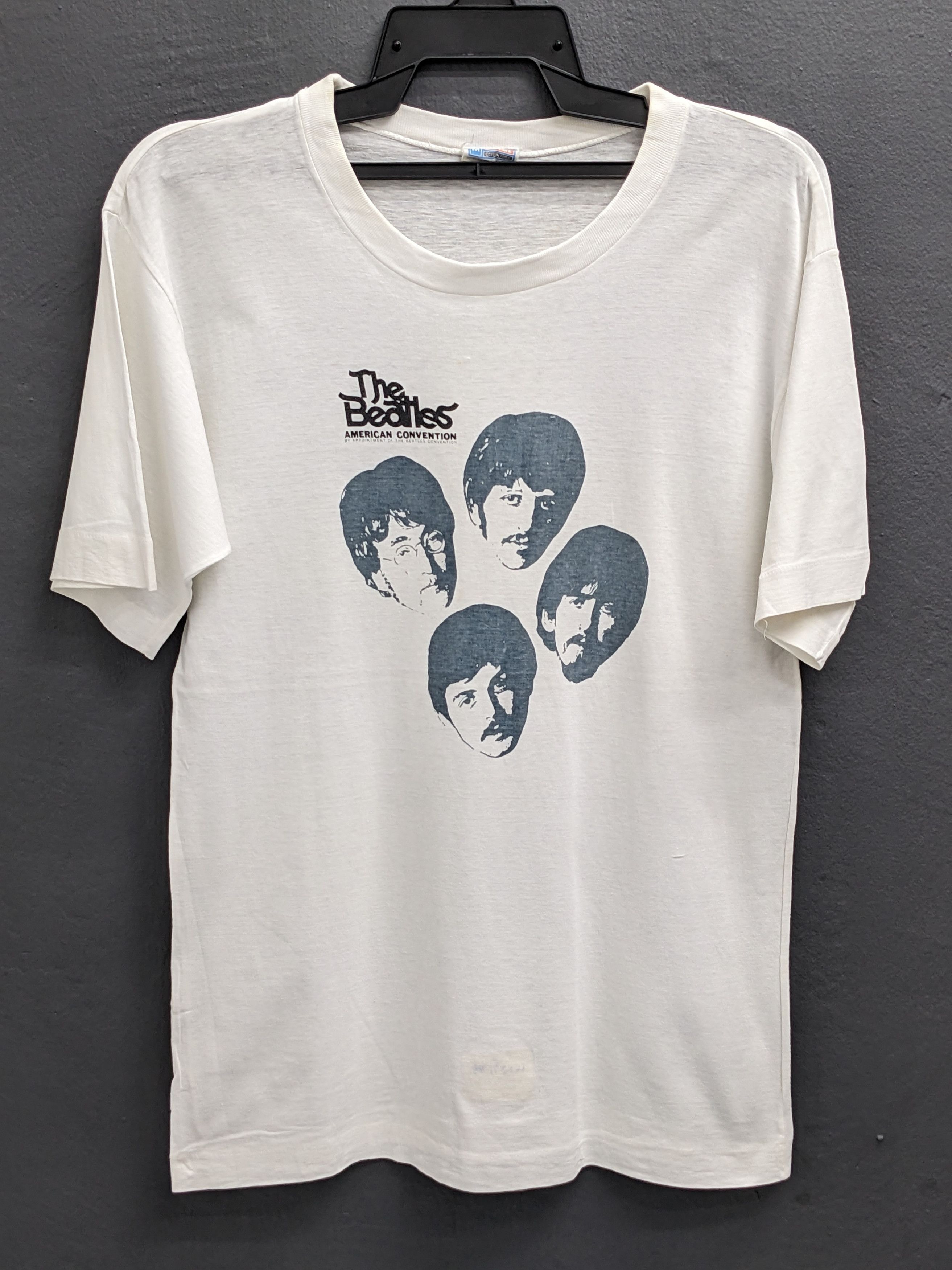 Band Tees × Vintage VINTAGE 80S THE BEATLES ROCK BAND TSHIRT | Grailed