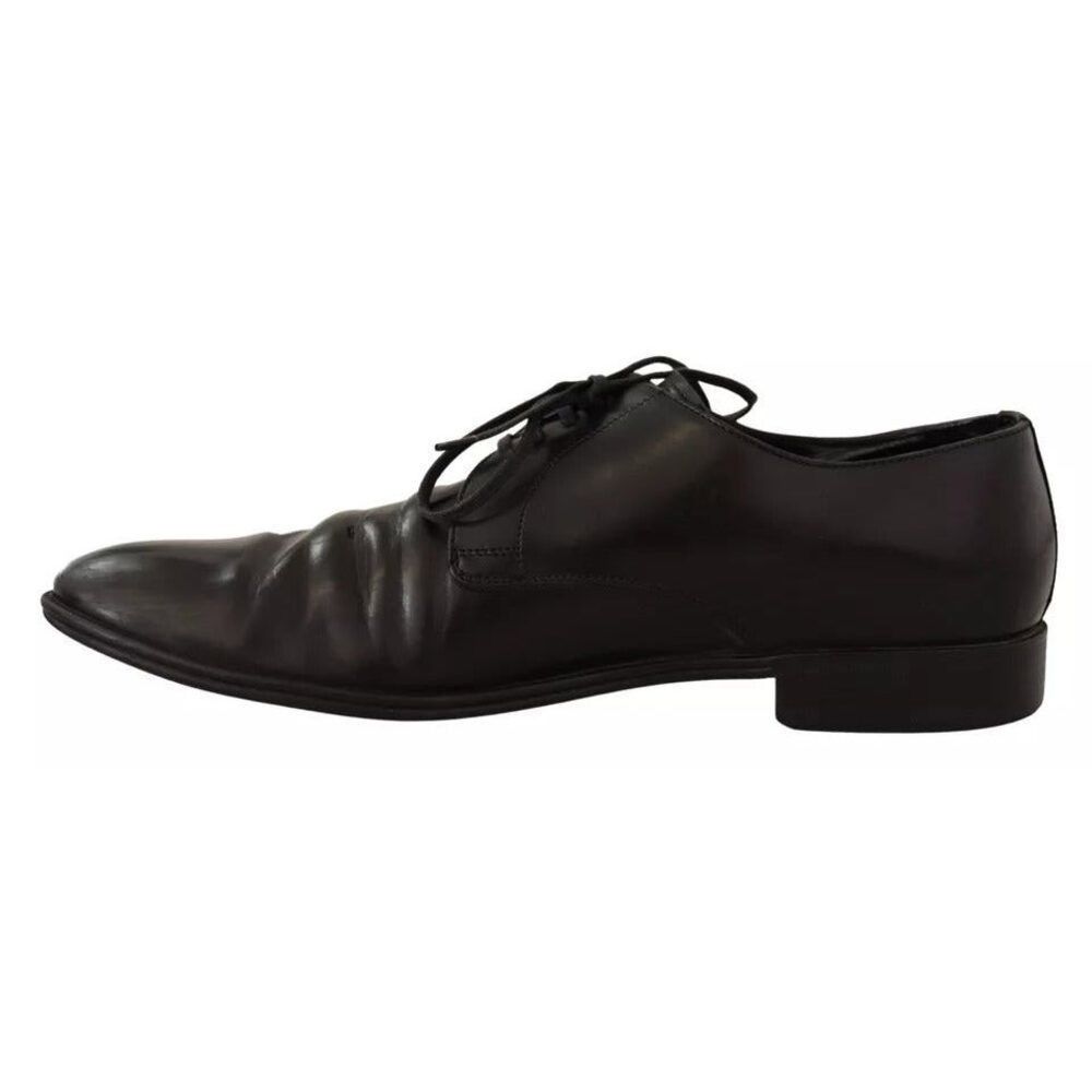 Dolce & Gabbana Dolce & Gabbana Black Leather Derby Dress Formal Shoes Size US 8 / EU 41 - 3 Thumbnail