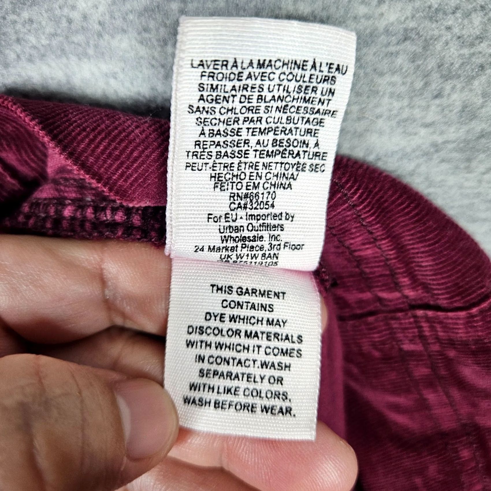 Free People Free People Women's Corduroy Mini Skirt Red Size 4 Casual Zip Up Autumn Spring Summer Winter Size 27" / US 4 / IT 40 - 7 Thumbnail