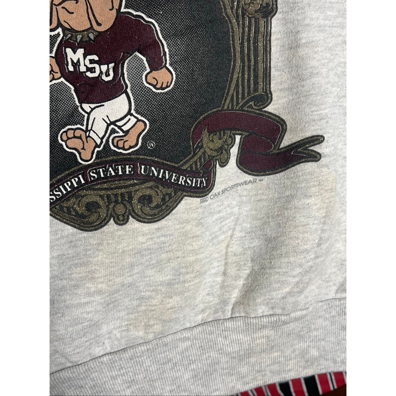 Vintage Vintage 90s Mississippi State University Bulldogs Sweater Size US M / EU 48-50 / 2 - 5 Thumbnail