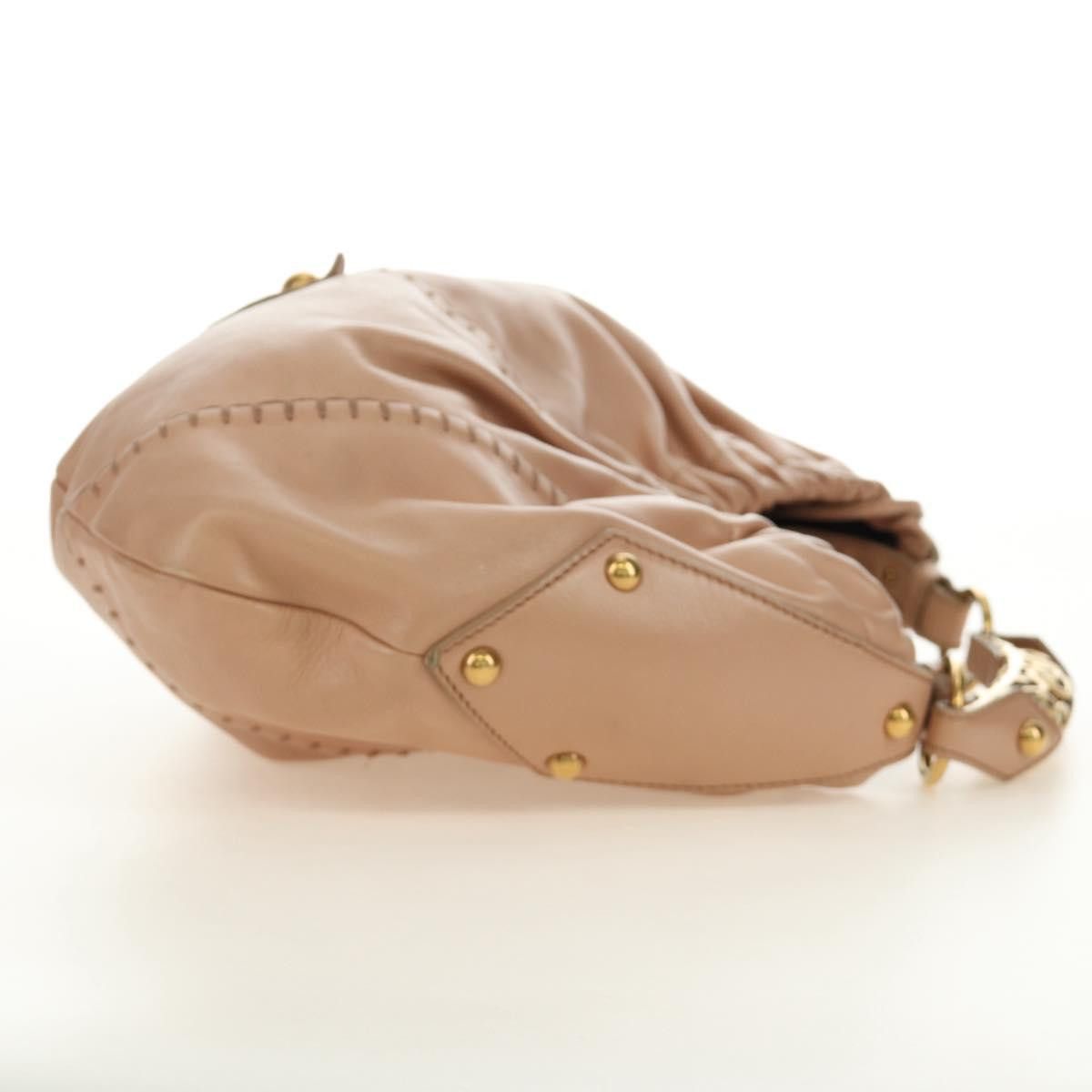 Saint Laurent Paris SAINT LAURENT Mombasa Shoulder Bag Leather Pink Gold Auth Size ONE SIZE - 6 Thumbnail