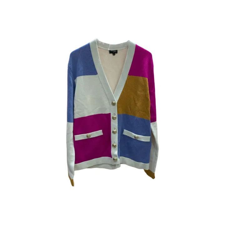 Chanel Chanel Color Block Cashmere Sweater for Women Size XS / US 0-2 / IT 36-38 - 1 Thumbnail