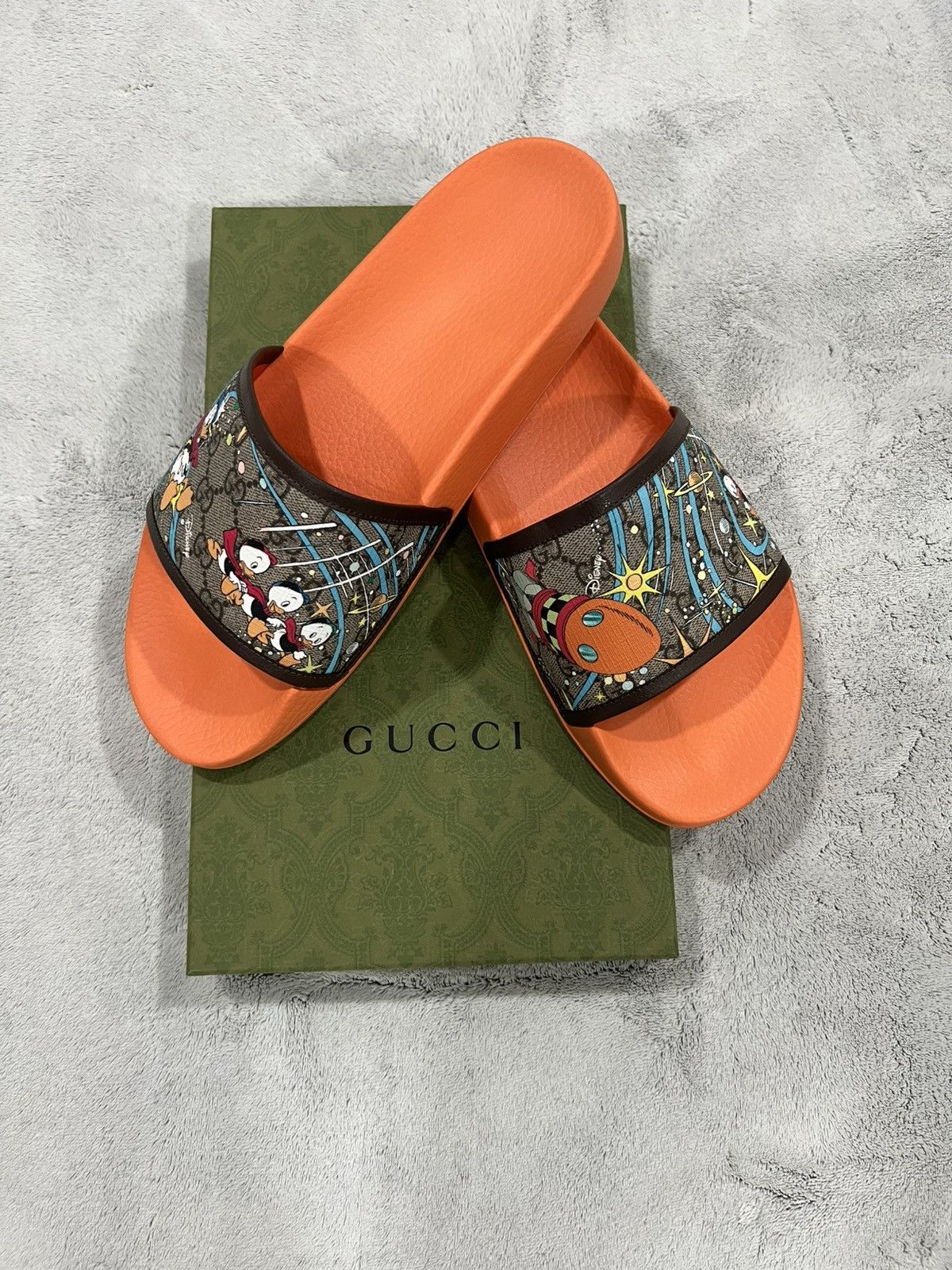 Disney Gucci Donald Duck Slides Gucci Slides Donald Duck Sale