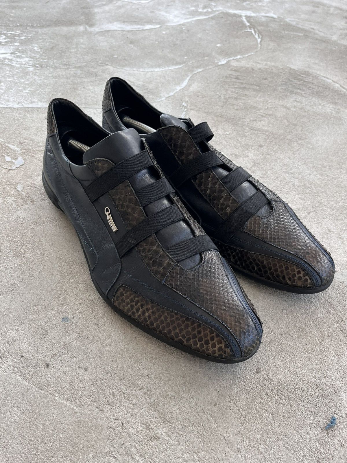 Zilli Rare Vintage Zilli Crocodile Leather Loafers Luxury Y2K Size US 12 / EU 45 - 2 Thumbnail