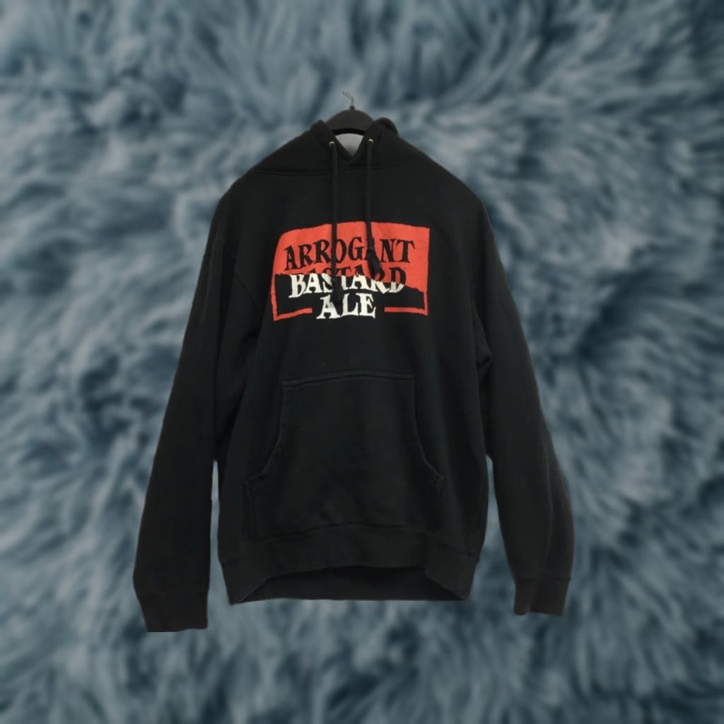 Vintage Arrogant Bastard Hoodie Men's Long Sleeve Black Size S Pullover Crew Neck Full Zip Hooded Pockets Size US S / EU 44-46 / 1 - 1 Thumbnail
