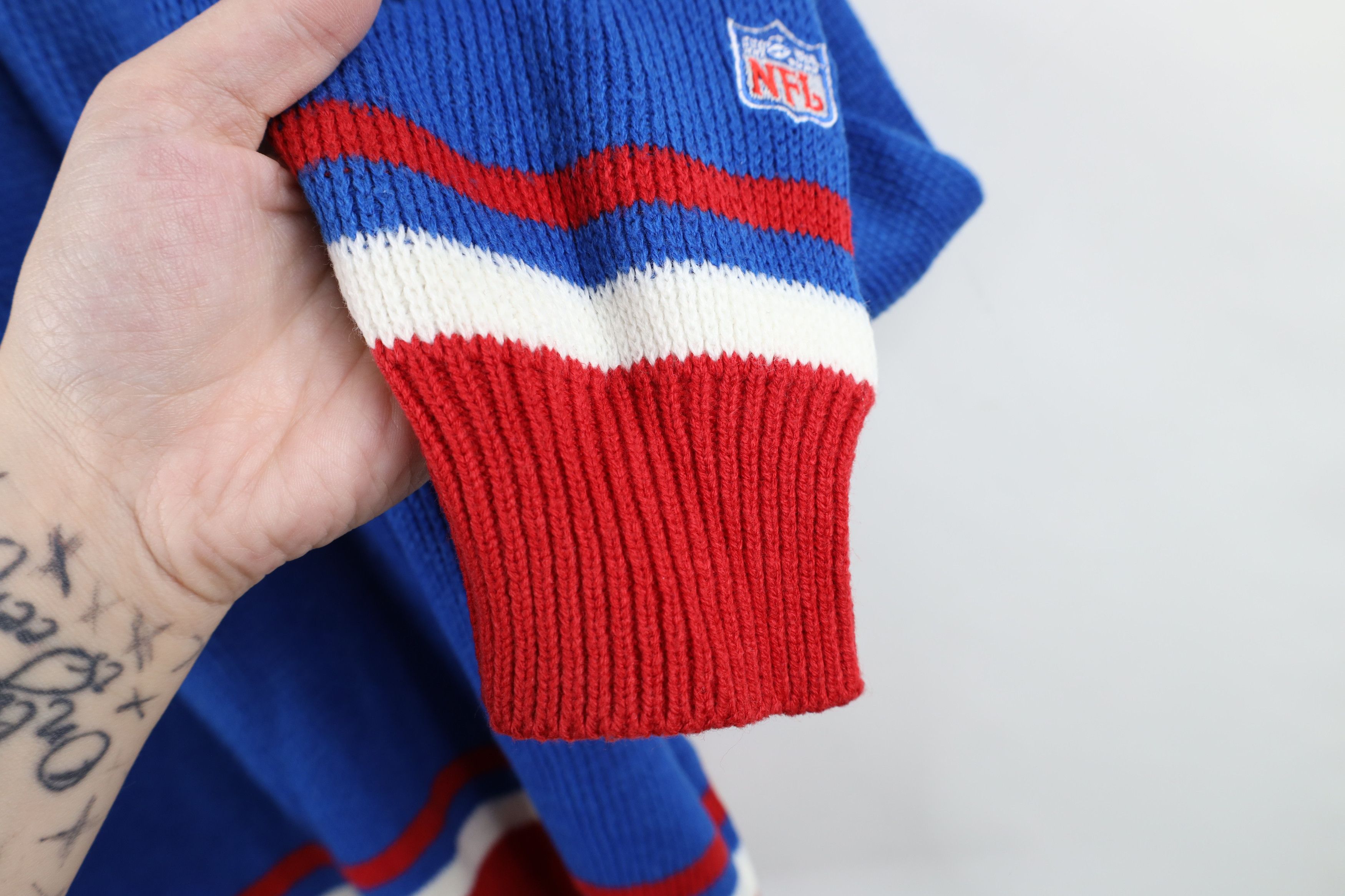 Starter Vintage 80s 90s Starter Giants Football Ribbed Knit Sweater Size US XL / EU 56 / 4 - 6 Thumbnail