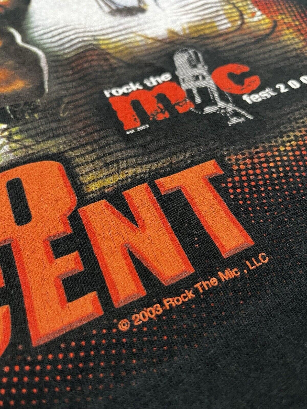 The Unbranded Brand Vintage Jay Z 50 Cent Rap Tee Shirt Tour 2003 Size XL Size US XL / EU 56 / 4 - 4 Thumbnail