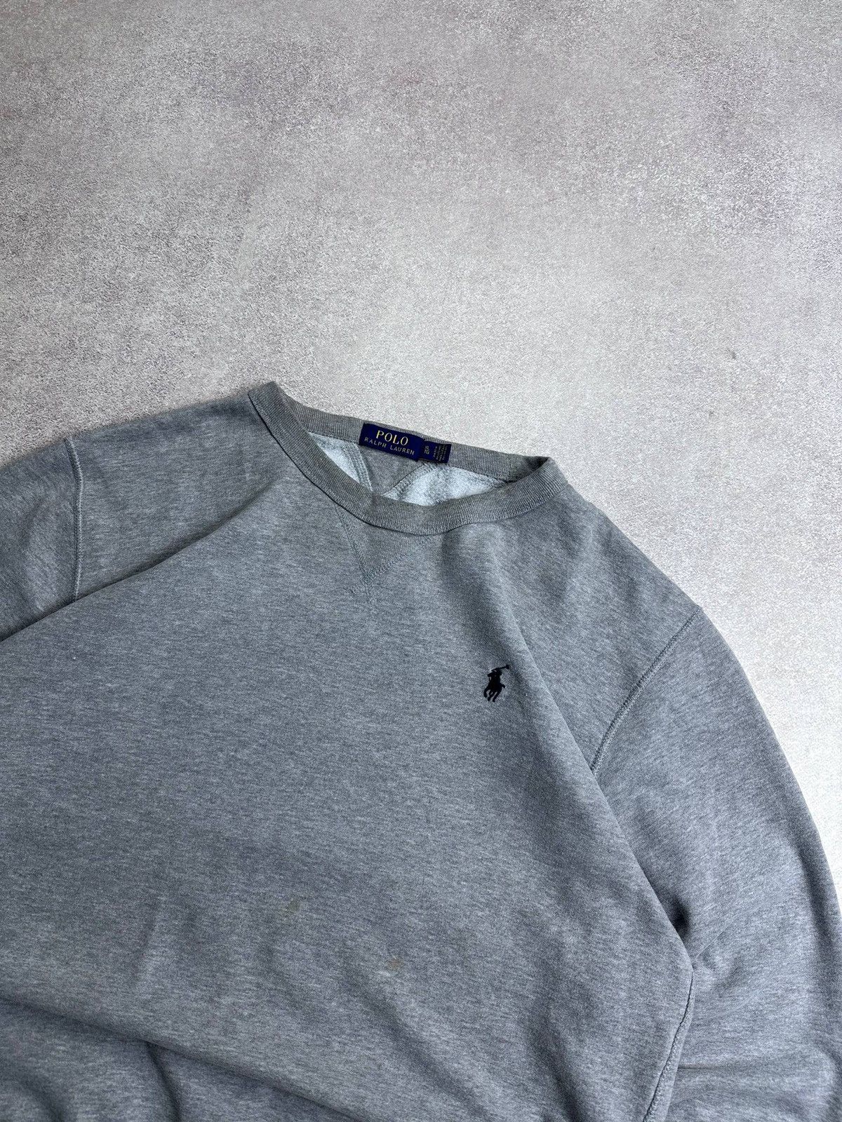 Polo Ralph Lauren Vintage Polo Ralph Lauren Grey Boxy Sweatshirt Y2K XL Size US XL / EU 56 / 4 - 3 Thumbnail