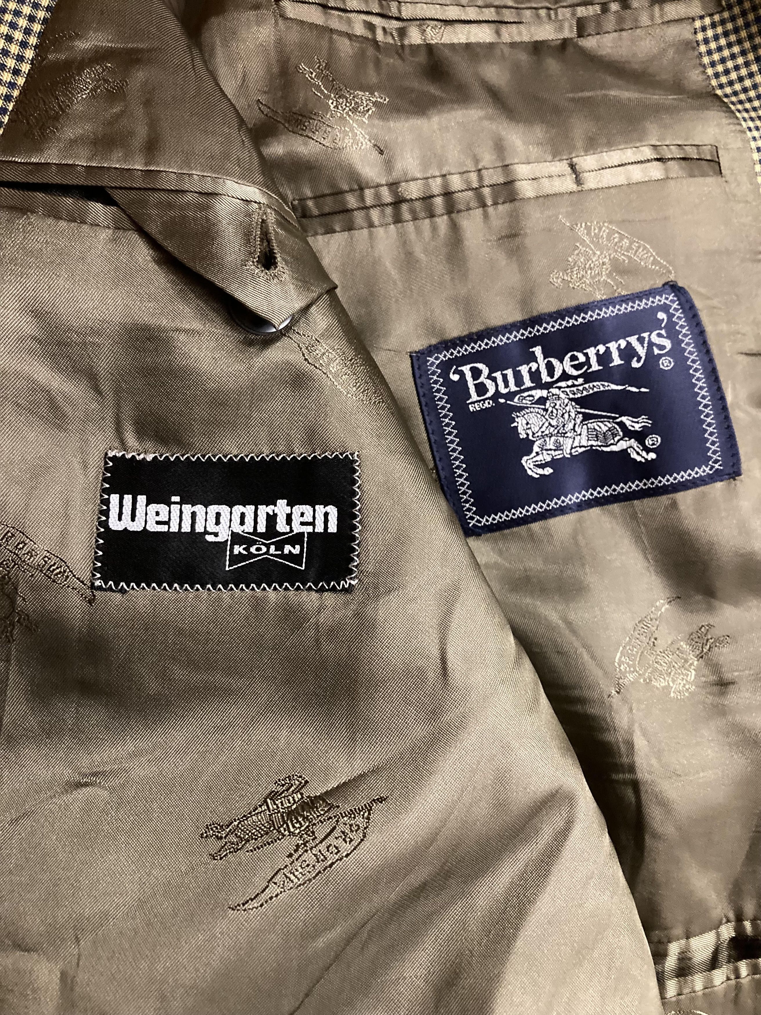 Burberry × Burberry Prorsum × Vintage Vintage Burberry Prorsum Checked Classic Blazer Size US XL / EU 56 / 4 - 8 Thumbnail