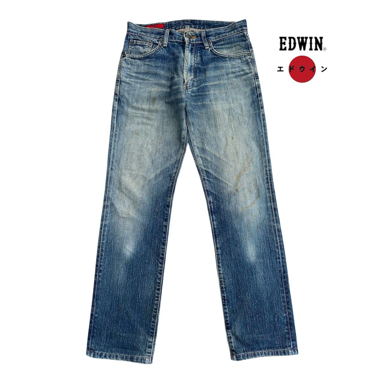 Japanese Brand Vintage Edwin 503zz Faded Japanese Denim W30 Size US 30 / EU 46 - 1 Thumbnail