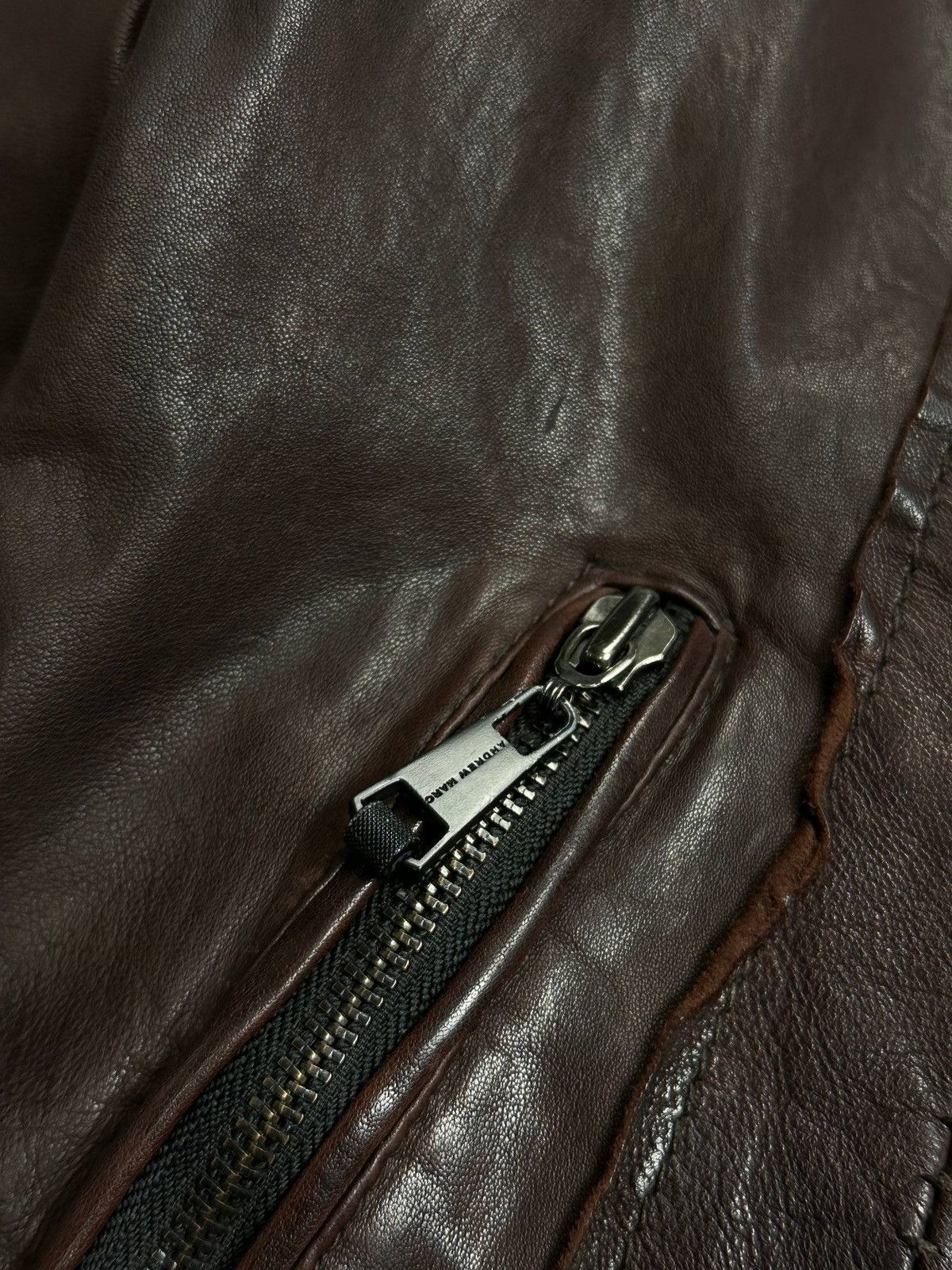 Andrew Marc Vintage Andrew Marc Genuine Leather Avantgarde Jacket Size L / US 10 / IT 46 - 3 Thumbnail