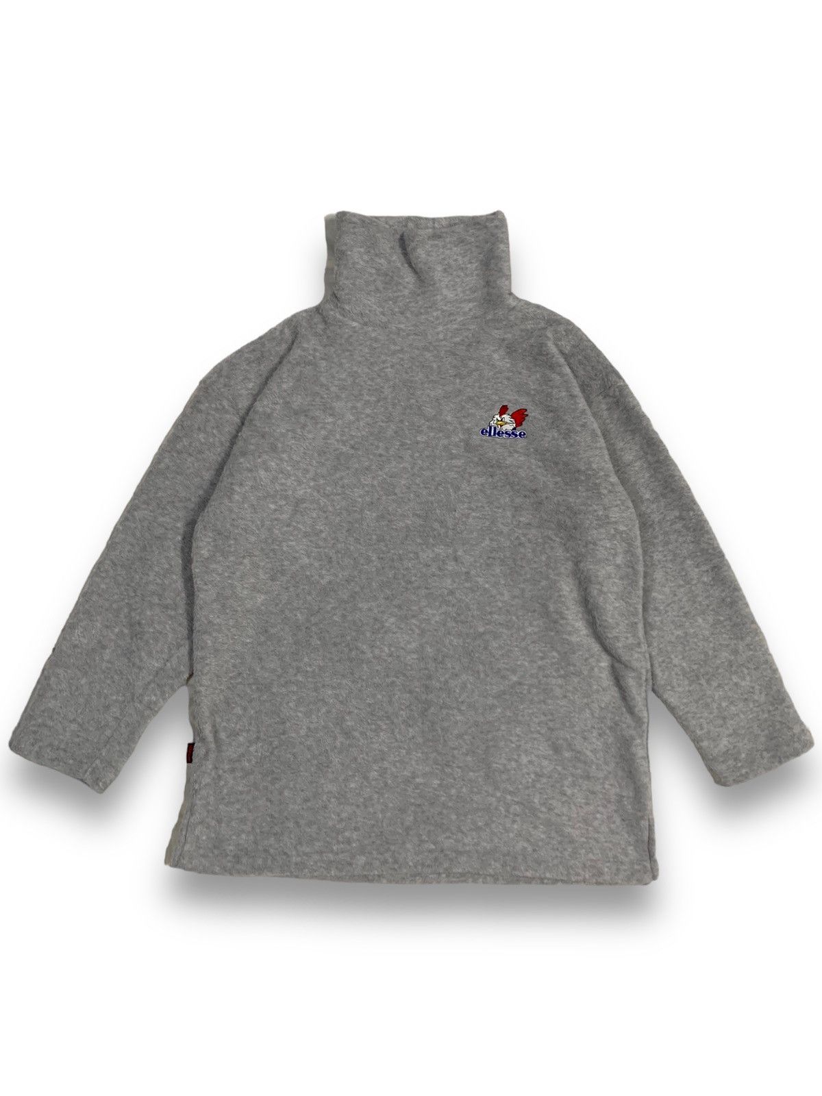 Ellesse Vintage 80s Ellesse Fleece Small Logo Turtleneck Sweatshirt Size US L / EU 52-54 / 3 - 1 Thumbnail