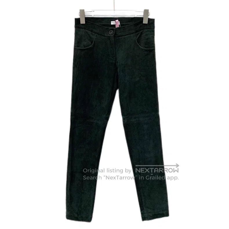 Brunello Cucinelli Brunello Cucinelli Leather casual pants Size 25" / US 0 / IT 36 - 1 Thumbnail