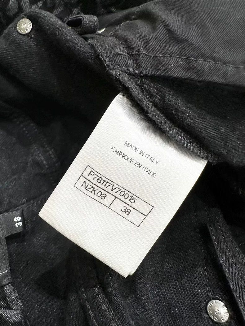 Chanel Chanel Flower black jeans Size 25" / US 0 / IT 36 - 6 Thumbnail