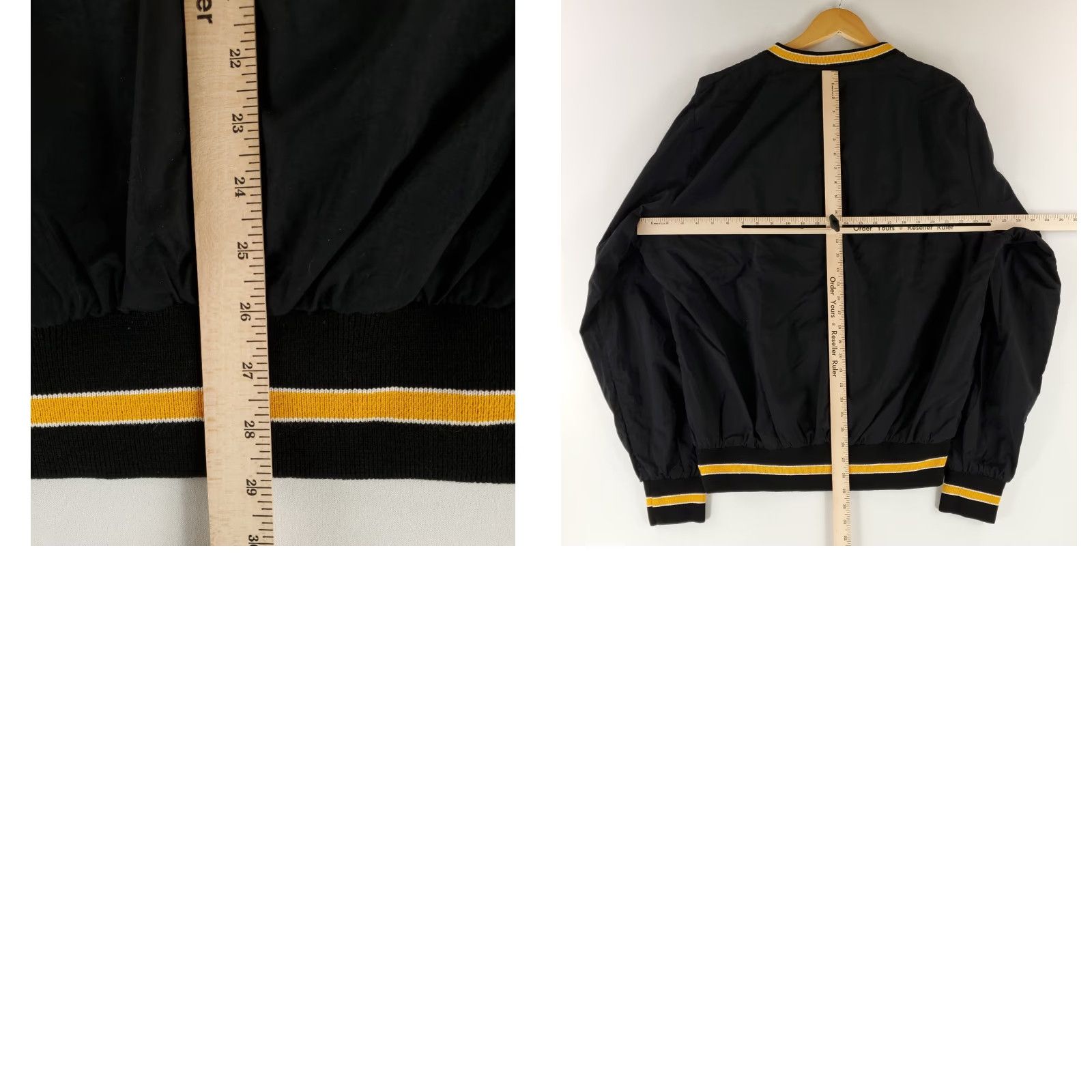 Salem Sportswear VINTAGE Gem Sportswear Pittsburgh Steelers Pullover Warm Up Mens XL Black 70s 80s Matz Gem Sportswear Size US XL / EU 56 / 4 - 8 Thumbnail