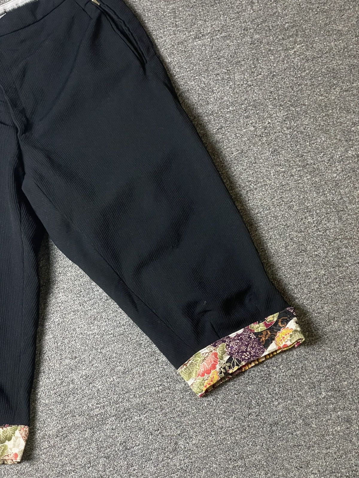 Japanese Brand × Vintage LISCH CREATION Brand Ribbed Crop Pants (112) Size US 30 / EU 46 - 3 Thumbnail