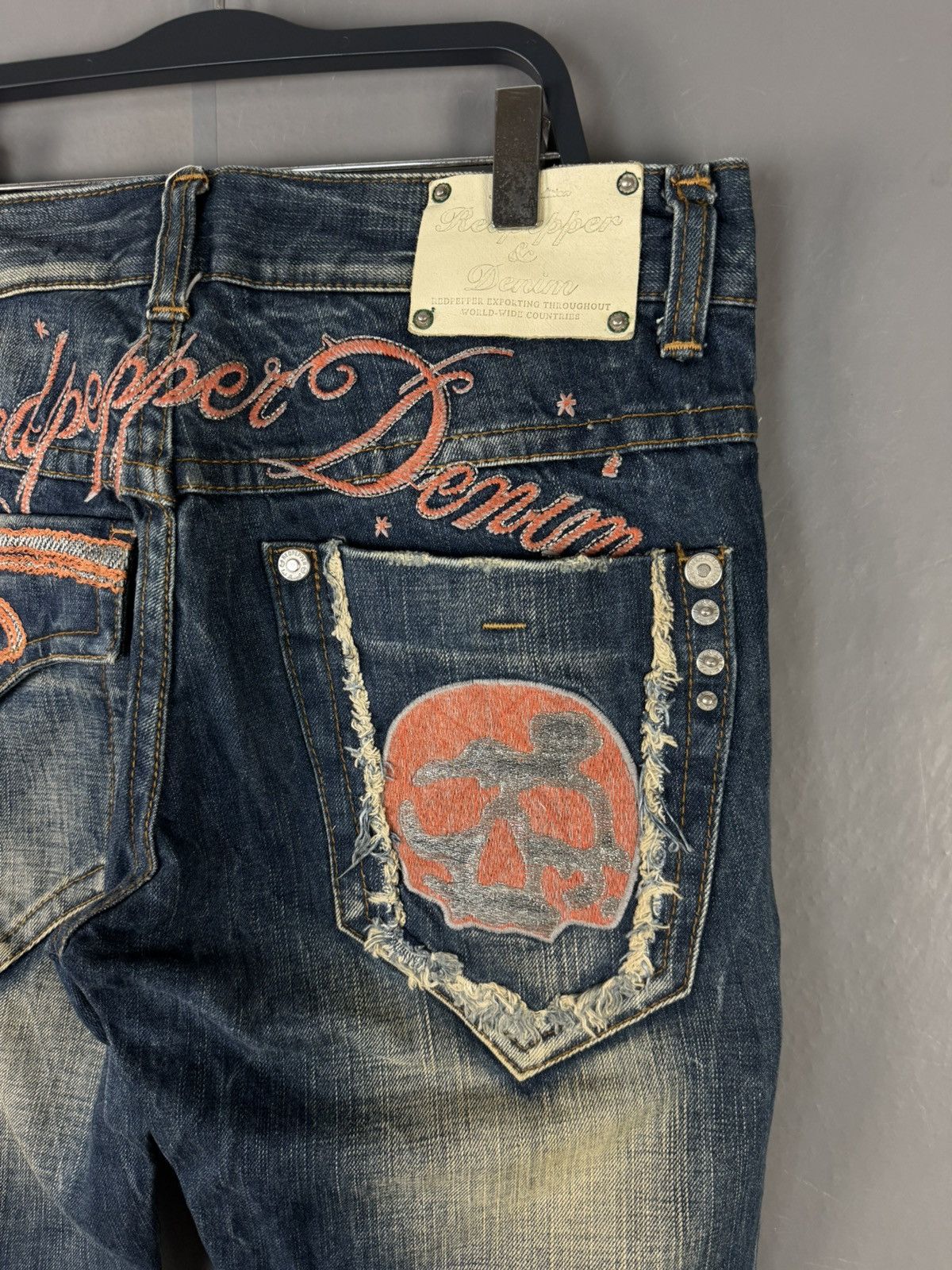 Vintage VINTAGE REDPAPPER JAPANESE STYLE DISTRESSED DENIM Size US 30 / EU 46 - 3 Thumbnail
