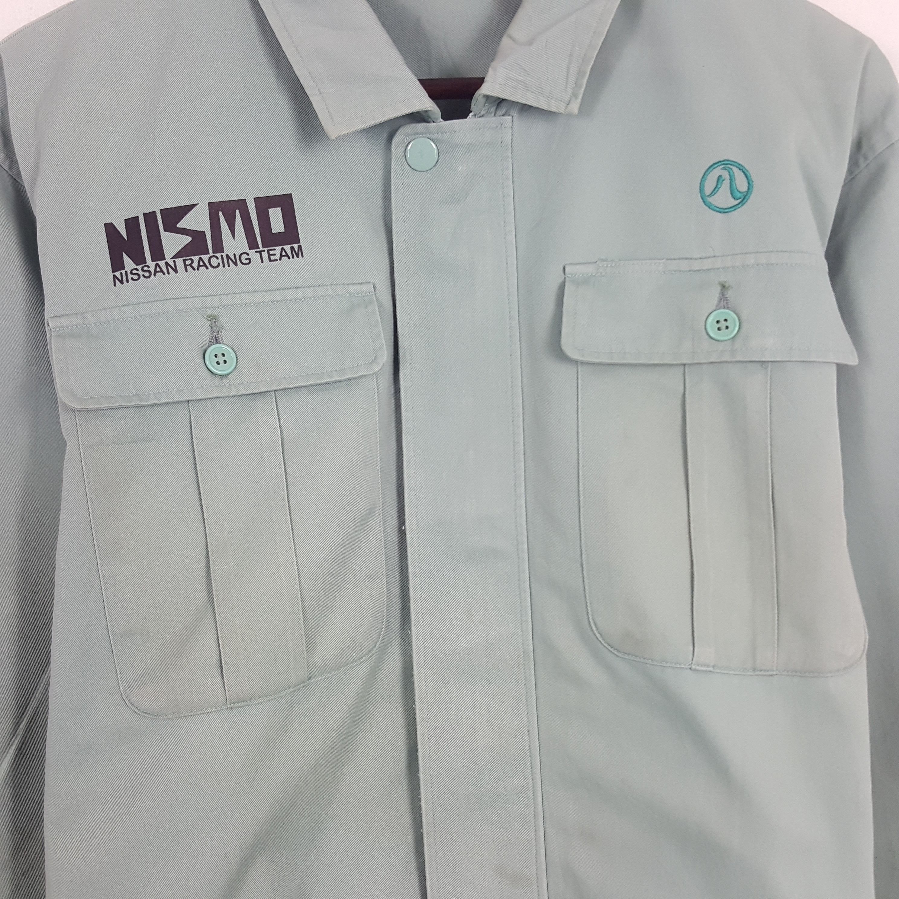 Vintage Vintage Nismo Nissan Racing Team Custom Art Worker Jacket Size US L / EU 52-54 / 3 - 4 Thumbnail