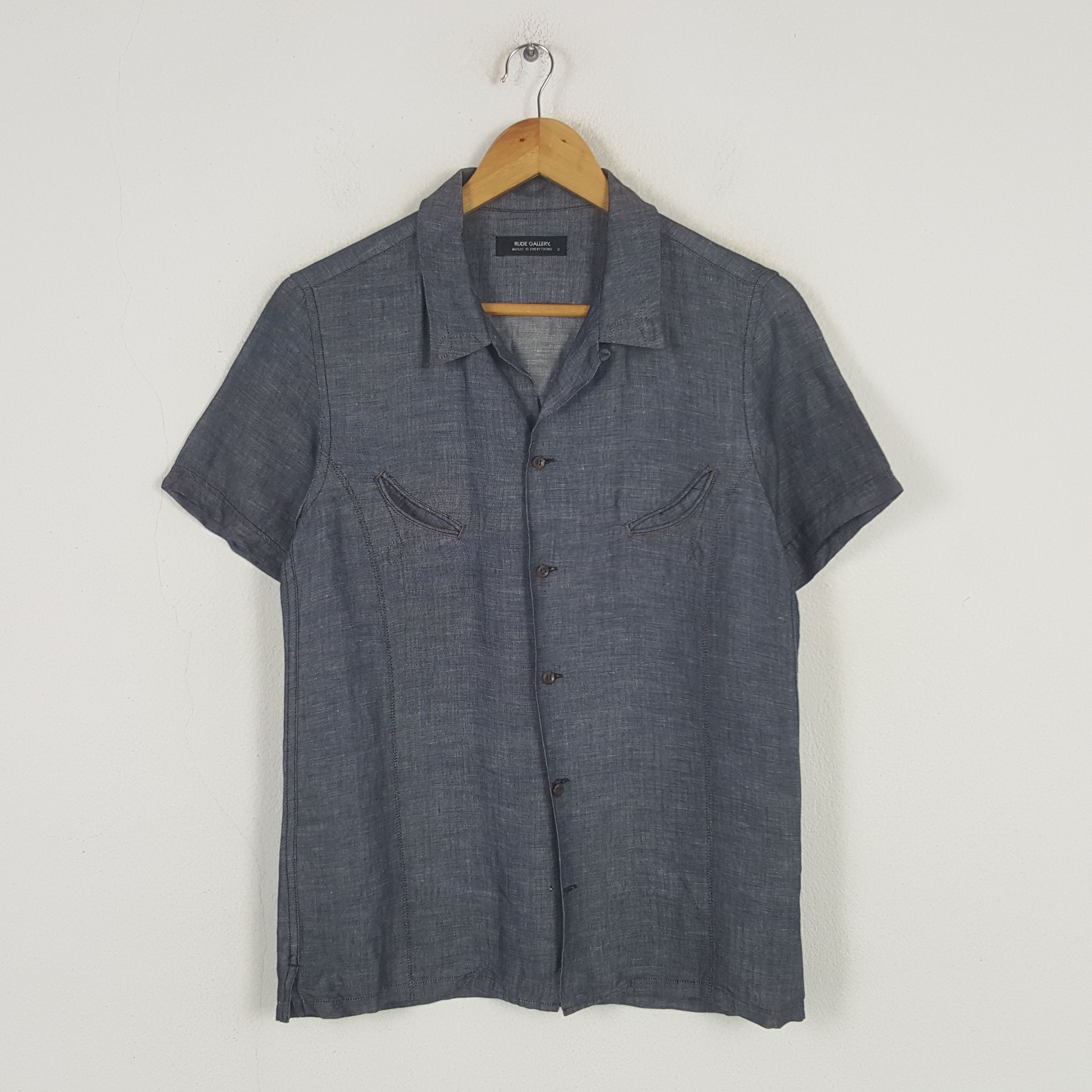 RUDE GALLERY Vintage Rude Gallery The Rocks Shirt Button Up 31 Size US S / EU 44-46 / 1 - 1 Thumbnail