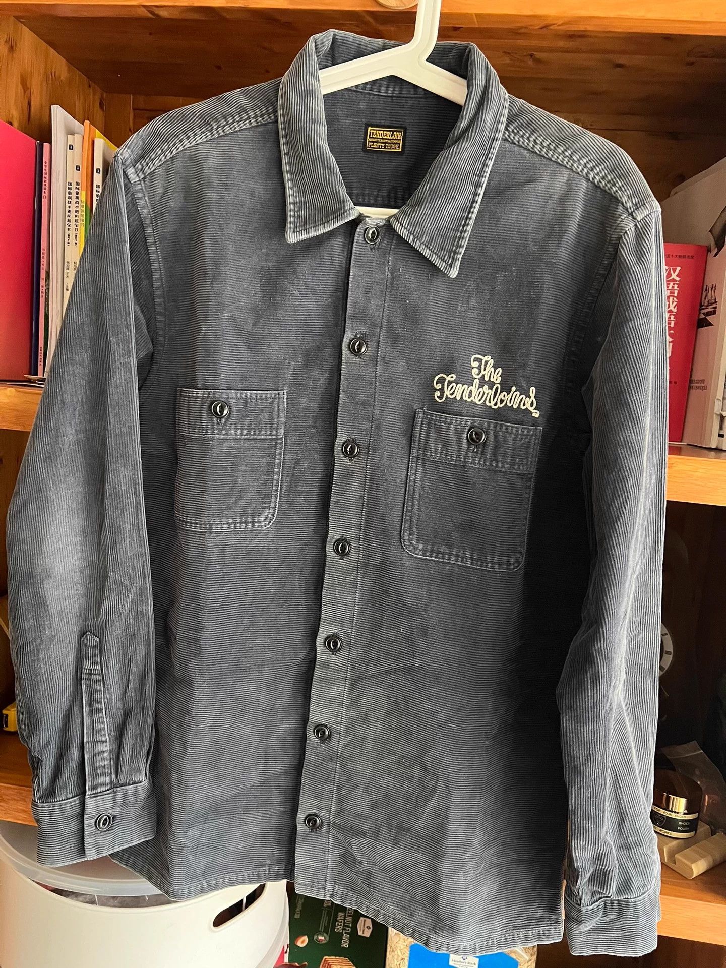 Tenderloin Tenderloin Japanese Indigo Corduroy Washed Work Shirt S Size US S / EU 44-46 / 1 - 3 Thumbnail