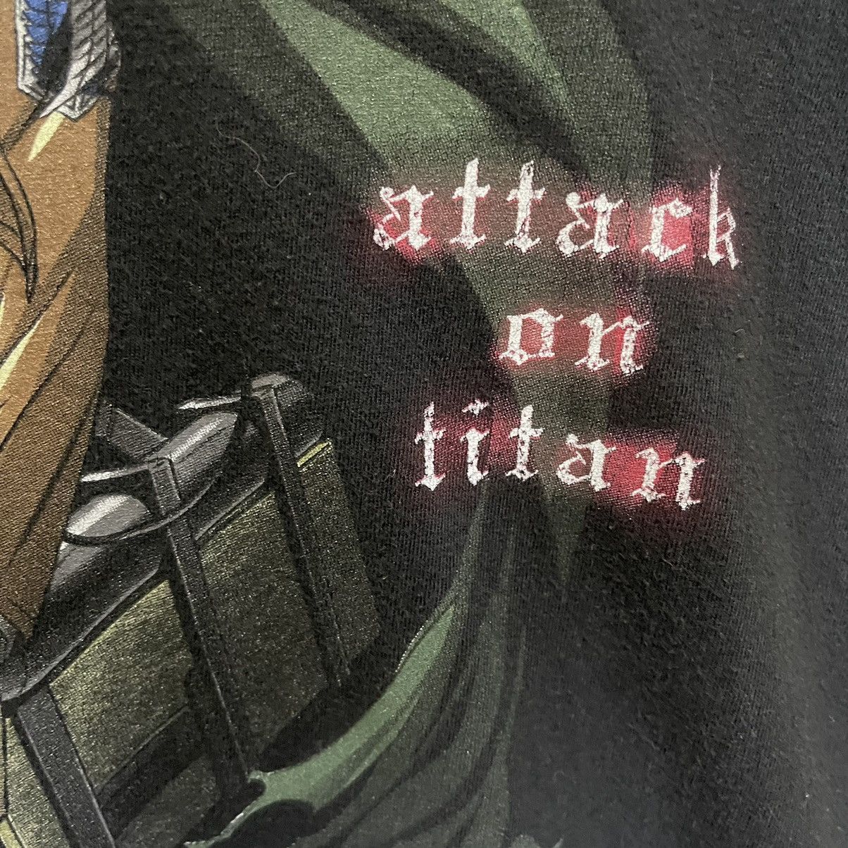 Anime Attack On Titan Big Logo Tee Size US XL / EU 56 / 4 - 8 Thumbnail