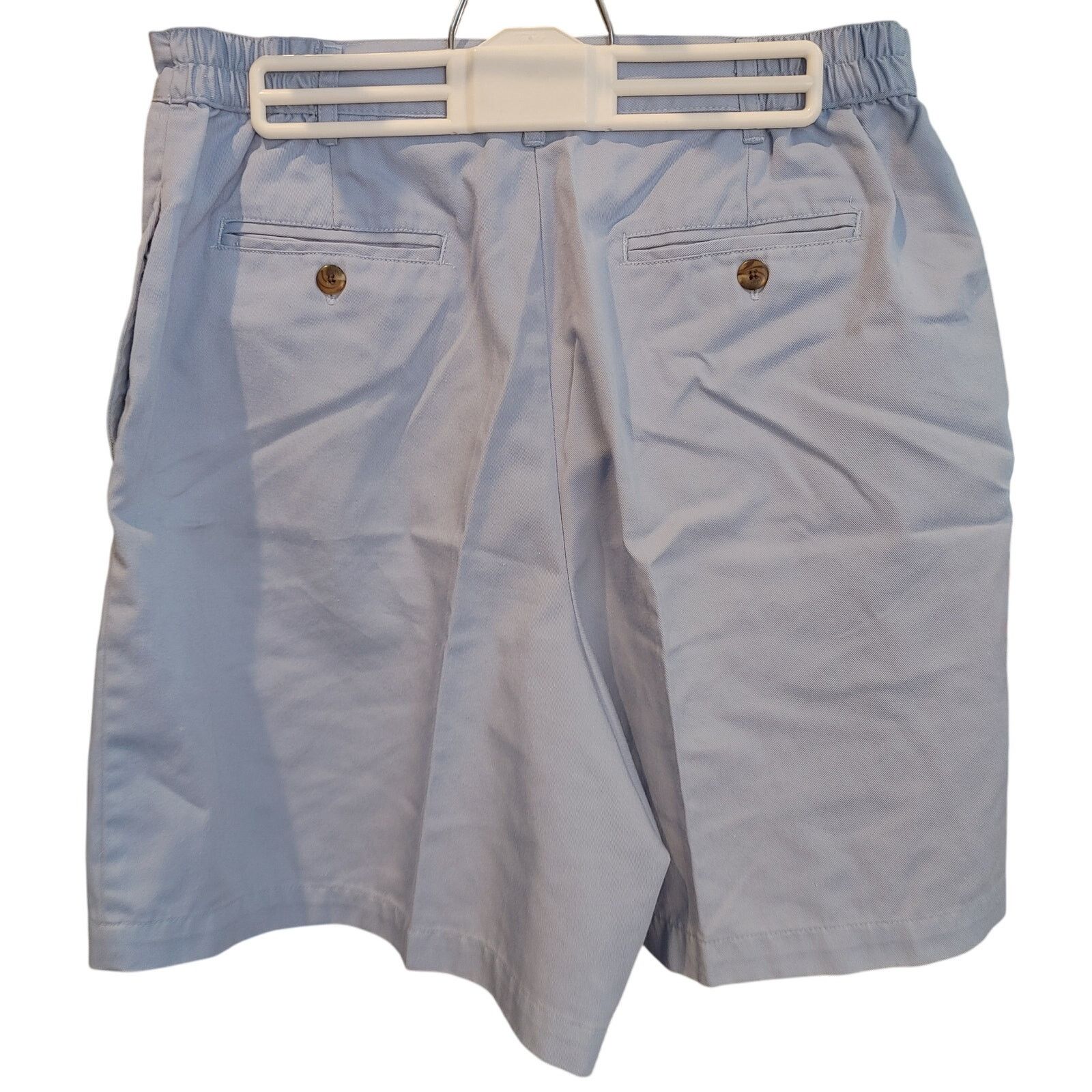 Other Karen Scott Petites Women's 14P Light Gray Denim Jean Shorts Size 36" / US 14 / IT 50 - 2 Thumbnail