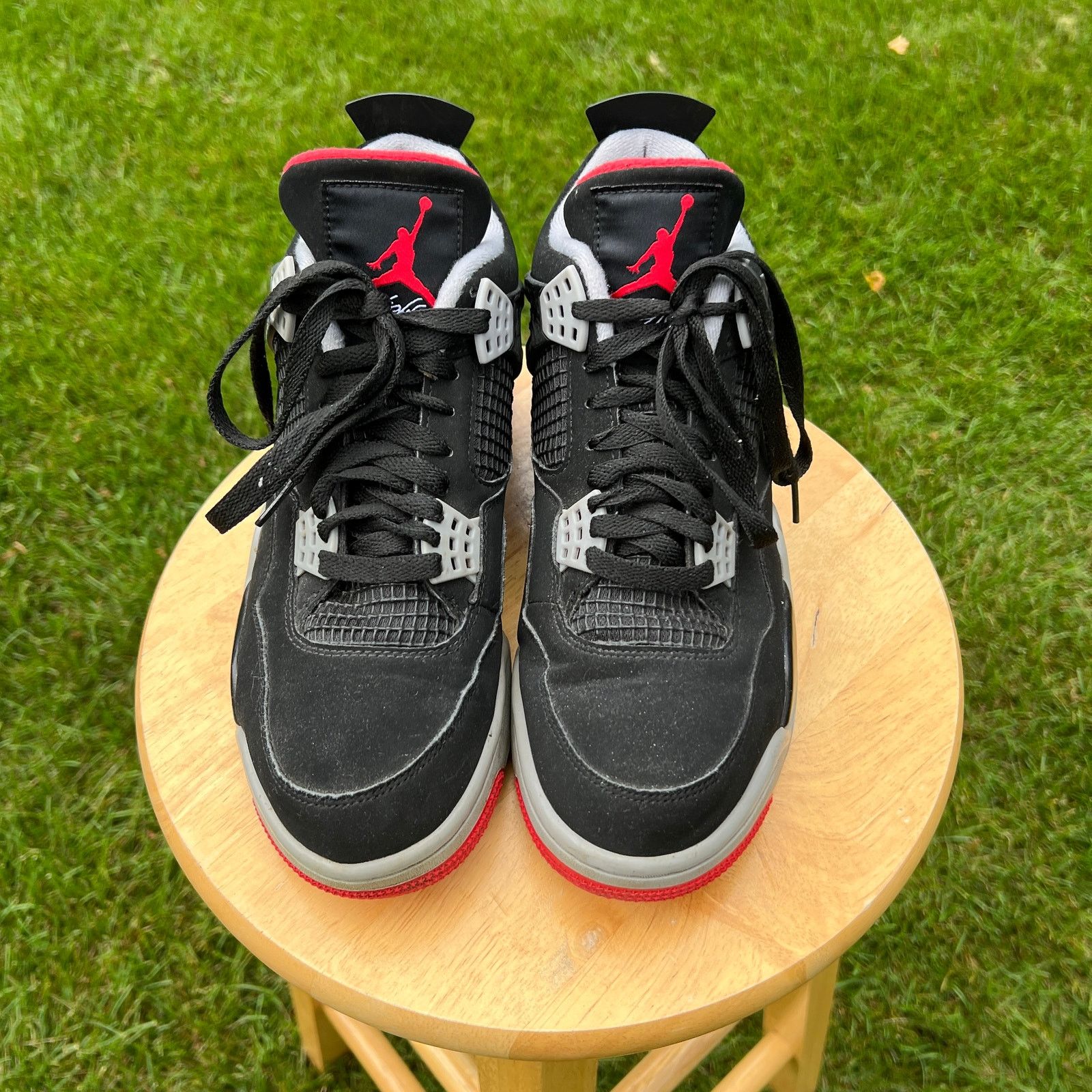 Jordan Brand × Nike Size 9 - Nike Air Jordan 4 Retro OG Bred 2019 Men's Shoes Size US 9 / EU 42 - 4 Thumbnail