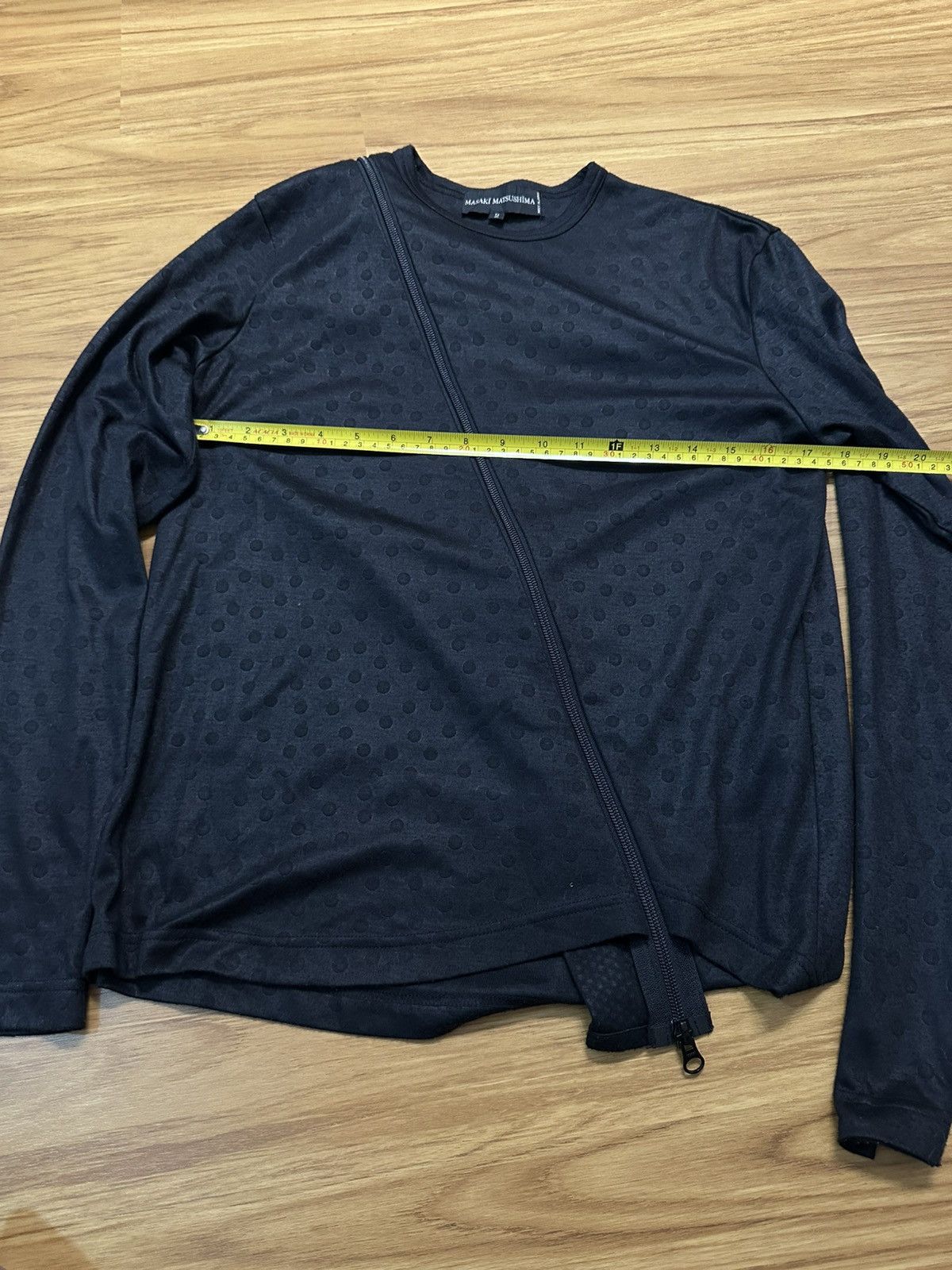 Masaki Matsushima Masaki Matsushima Asymmetrical Zipper Mesh L/S