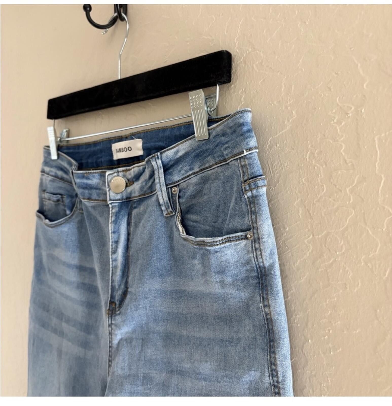 United Bamboo BAMBOO Women's Blue Skinny Jeans Size 34" / US 12 / IT 48 - 4 Thumbnail