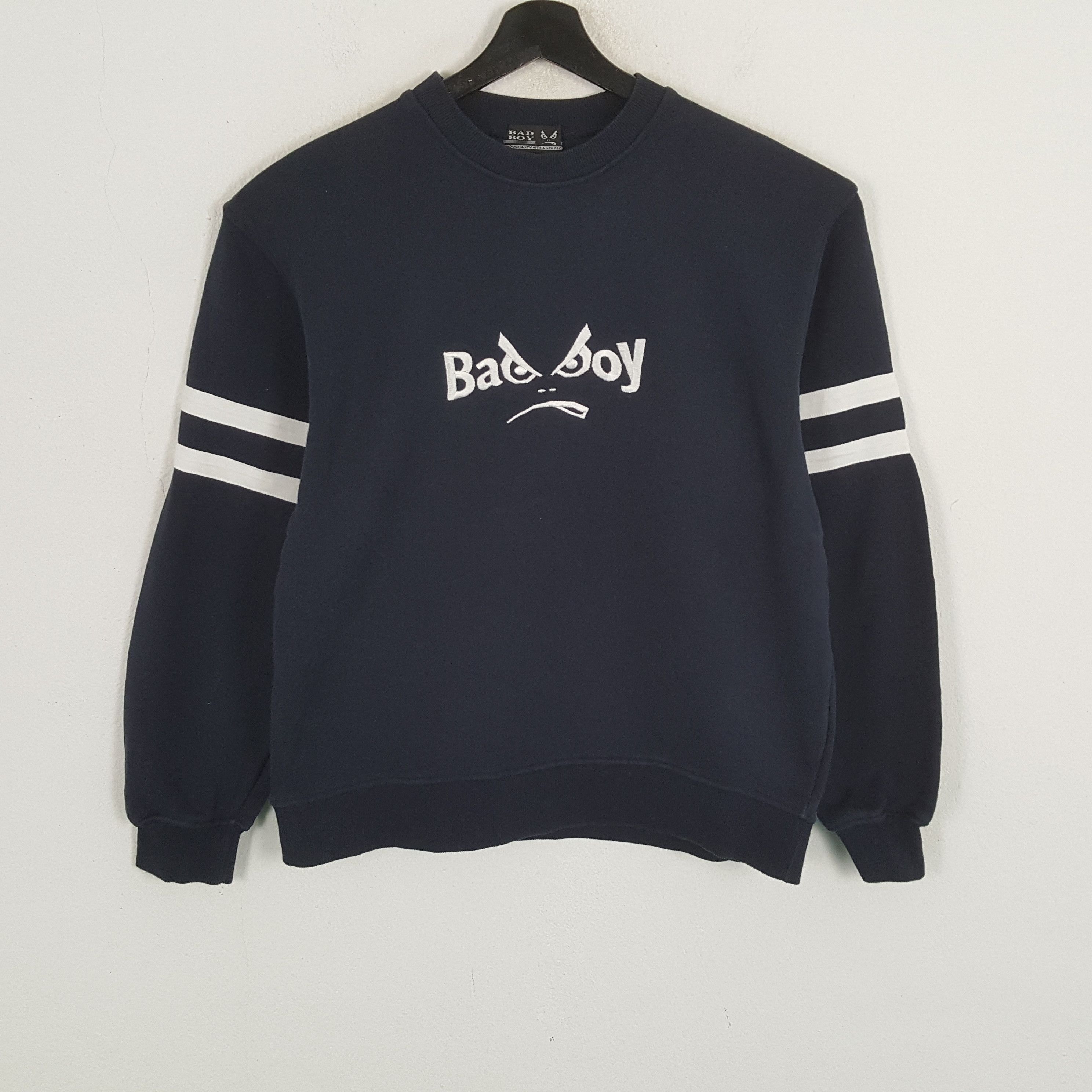 Vintage BAD BOY Streetwear Skateboard Style Sweatshirt Size US S / EU 44-46 / 1 - 1 Thumbnail