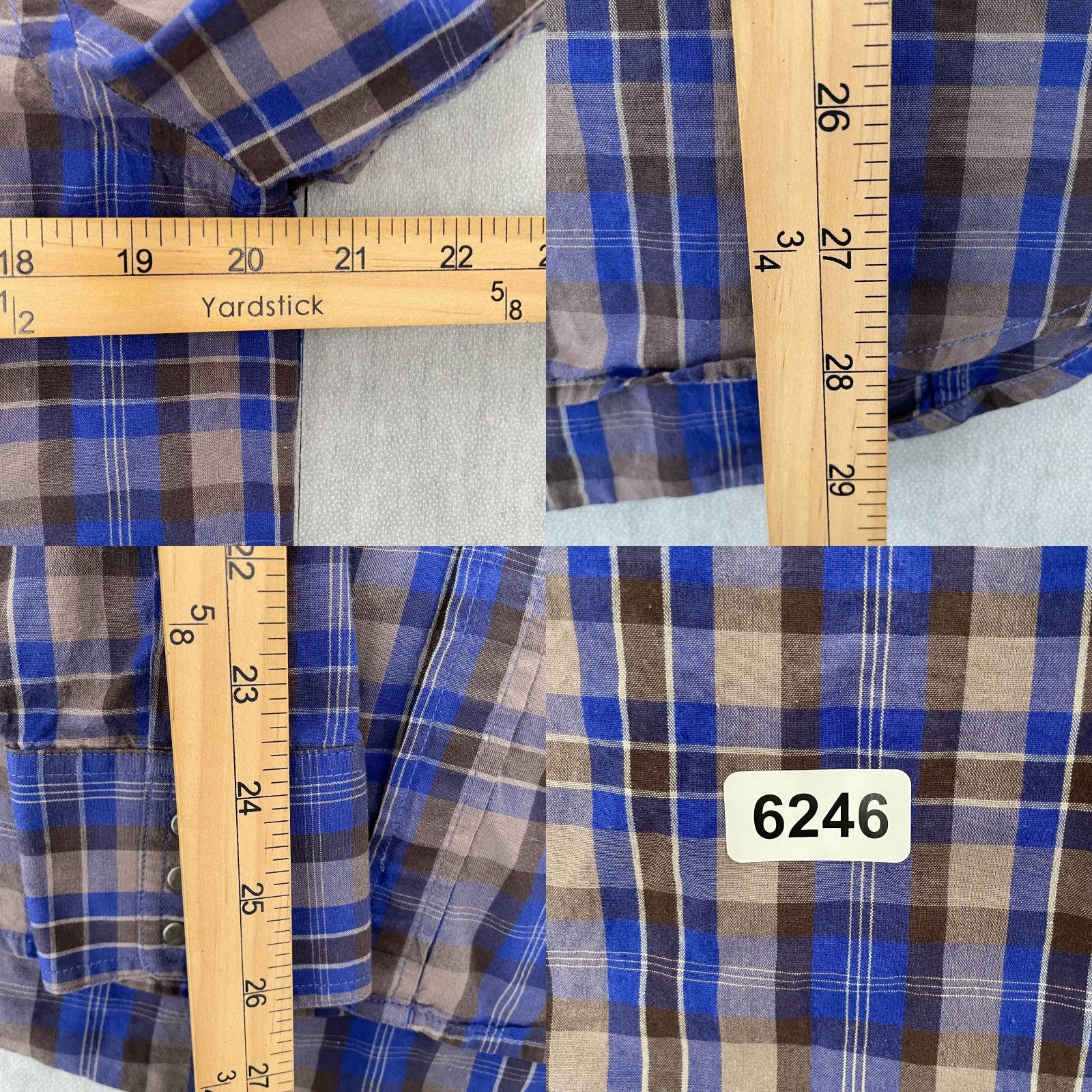 Diesel VINTAGE Diesel Shirt Men Large Blue Plaid Button-Up Long Sleeve Designer 90s Casual Size US L / EU 52-54 / 3 - 8 Thumbnail