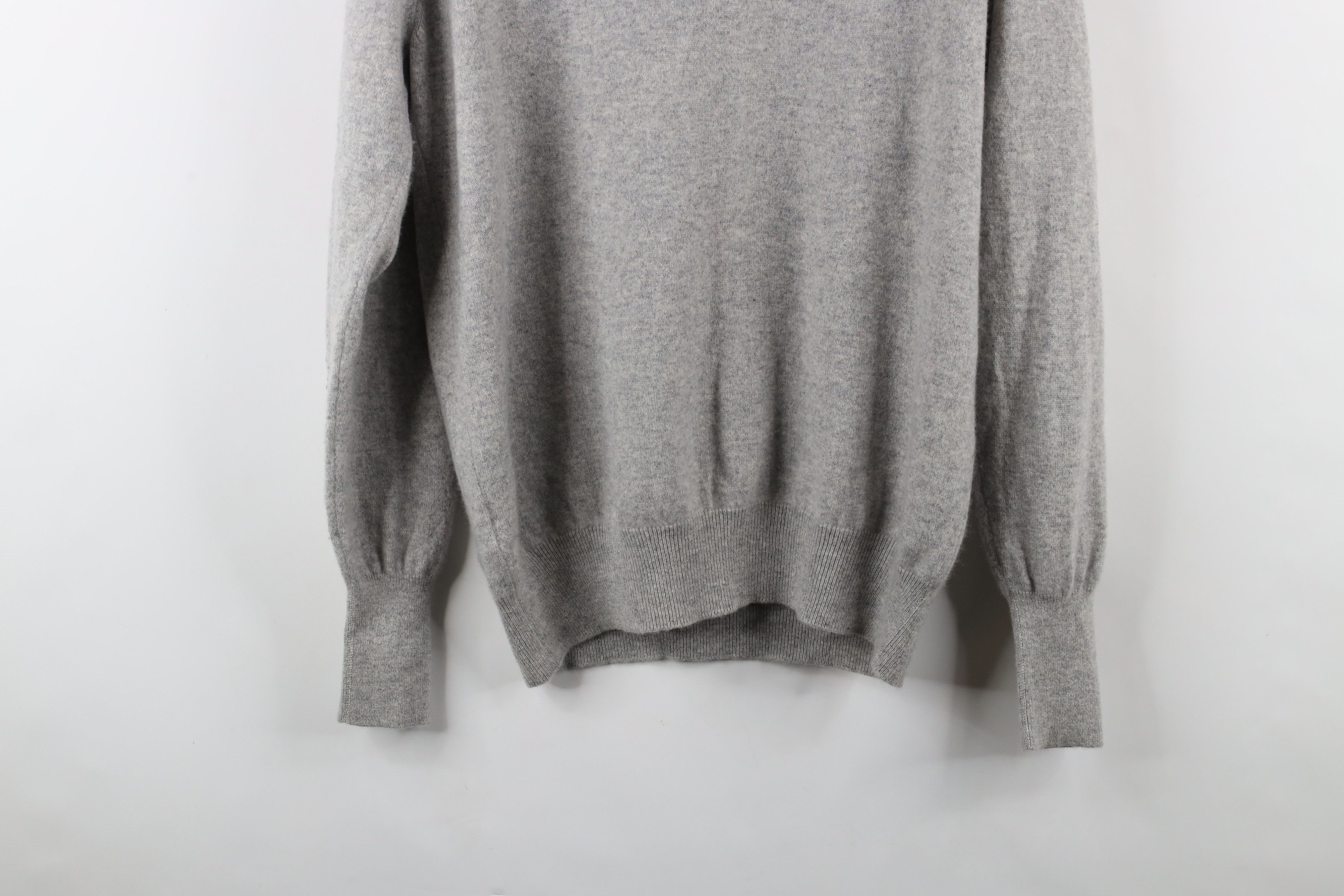 Vintage Vintage 90s Streetwear Blank Soft Cashmere Knit Sweater Size US L / EU 52-54 / 3 - 10 Thumbnail