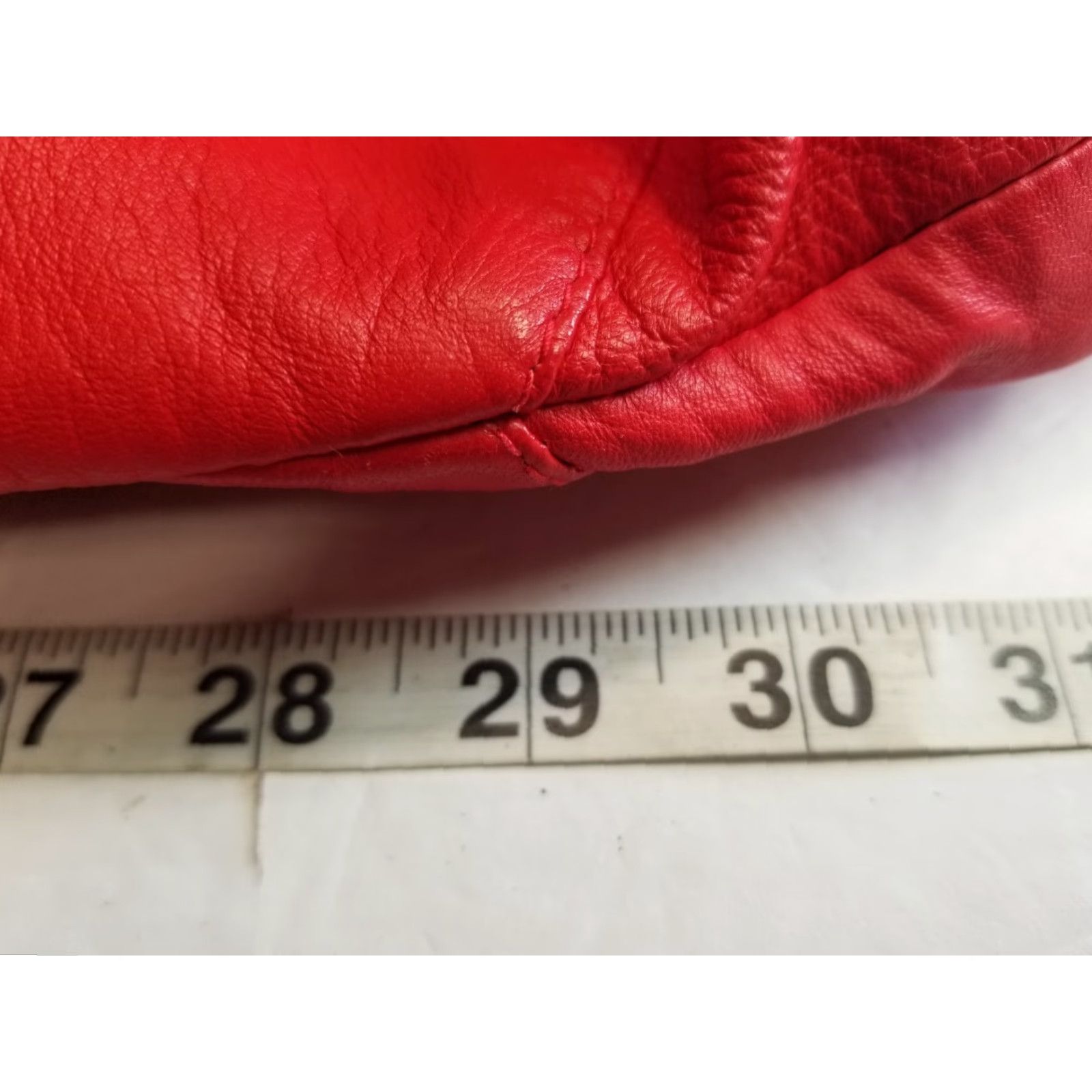 Vintage VINTAGE Giotti Leather Jacket Women 44 Red Made in Italy 90s Style Basic Jacket Size M / US 6-8 / IT 42-44 - 4 Thumbnail